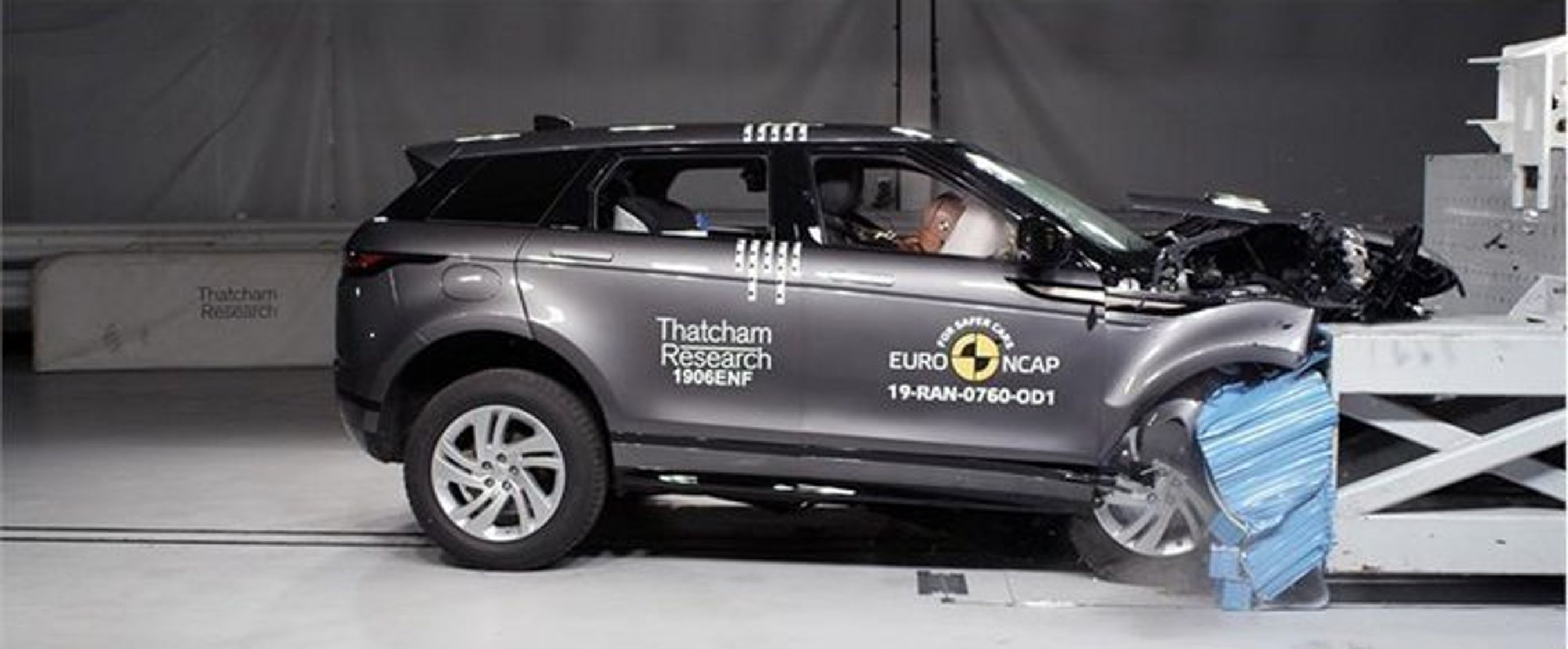 Der er fem sikre Euro NCAP-stjerner til den nye Range Rover Evoque.