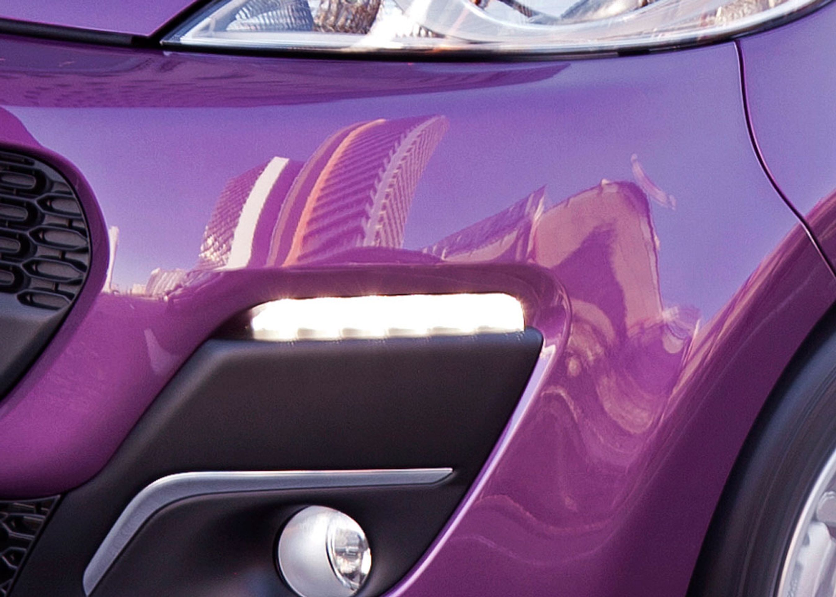 Kørelyslygter med LED-teknik bliver en tilvalgsmulighed.