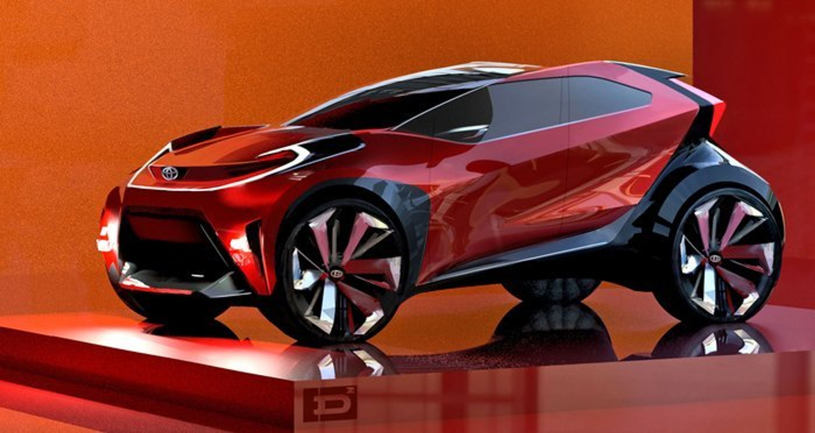 Selv om konceptudgaven af Aygo kan virke halvekstrem, havde designerne i Nice lavet skitser, der var endnu vildere.