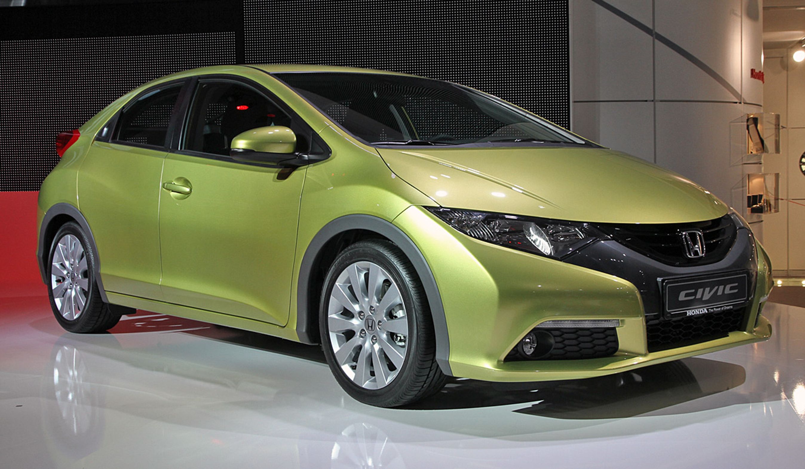 Den nye Honda Civic ventes til Danmark til januar. 