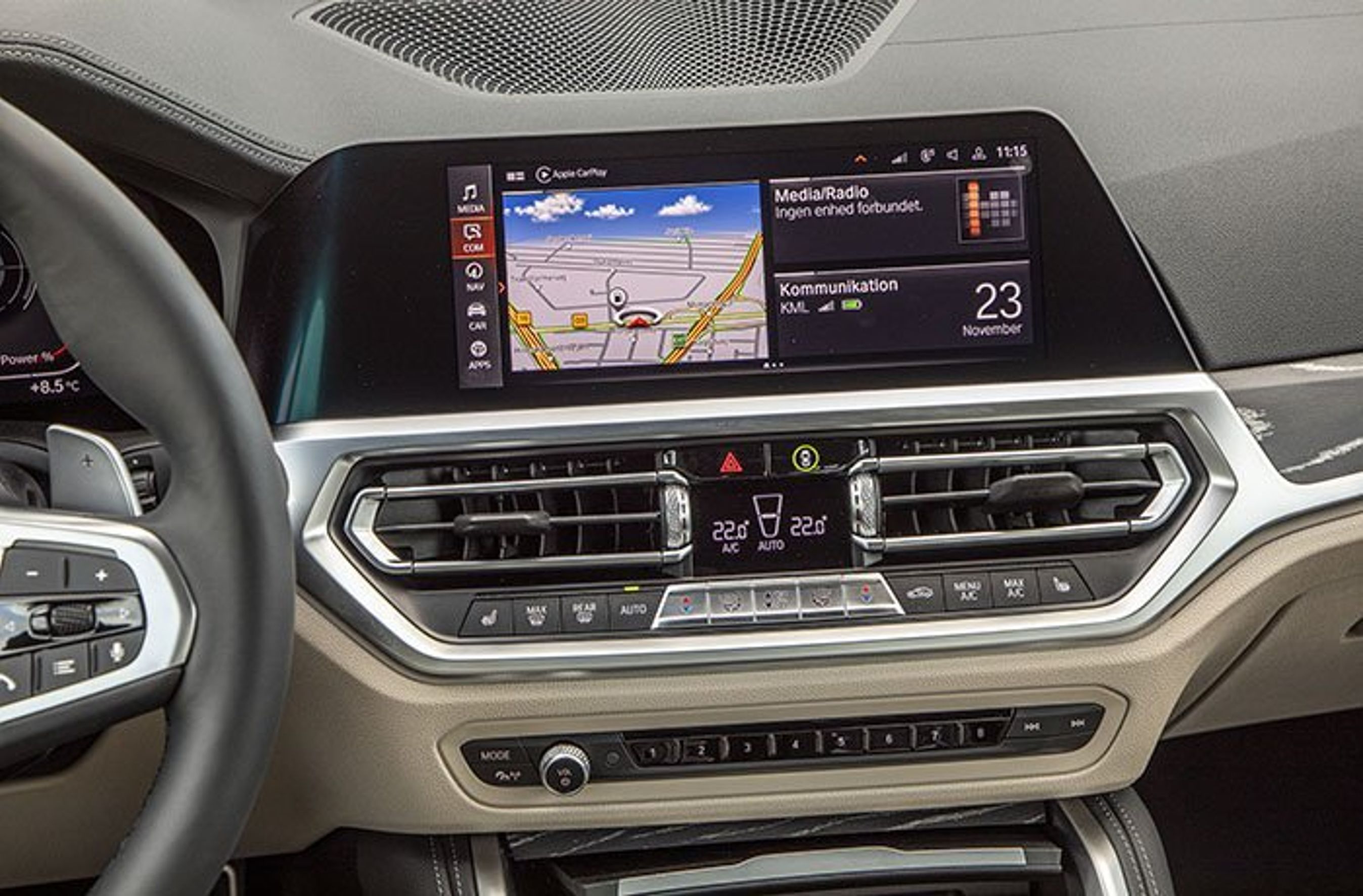 BMW 4-serie coupé skærm