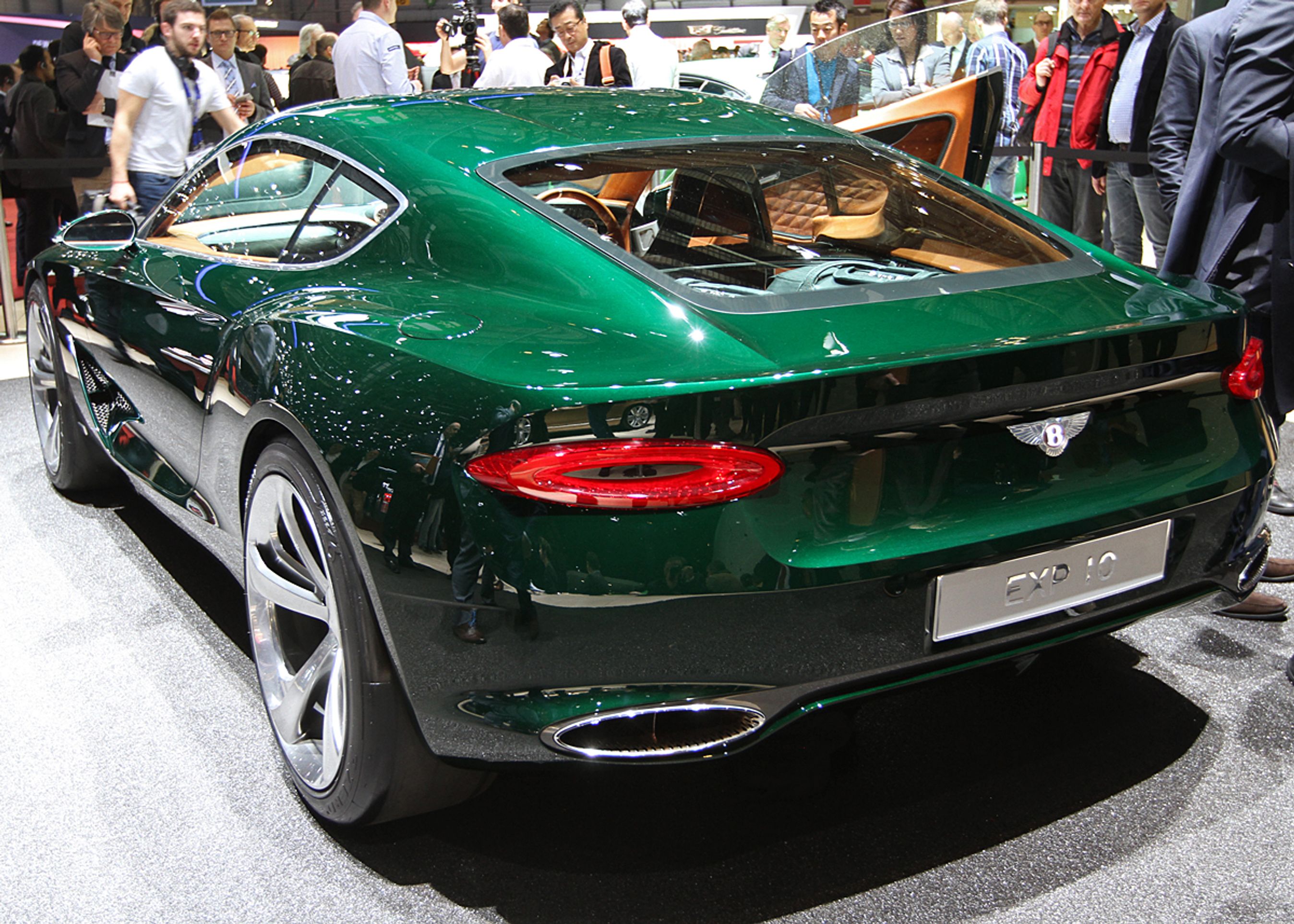 Bentley EXP10 Speed 6 er en topersoners coupé. Foto: Torben Arent