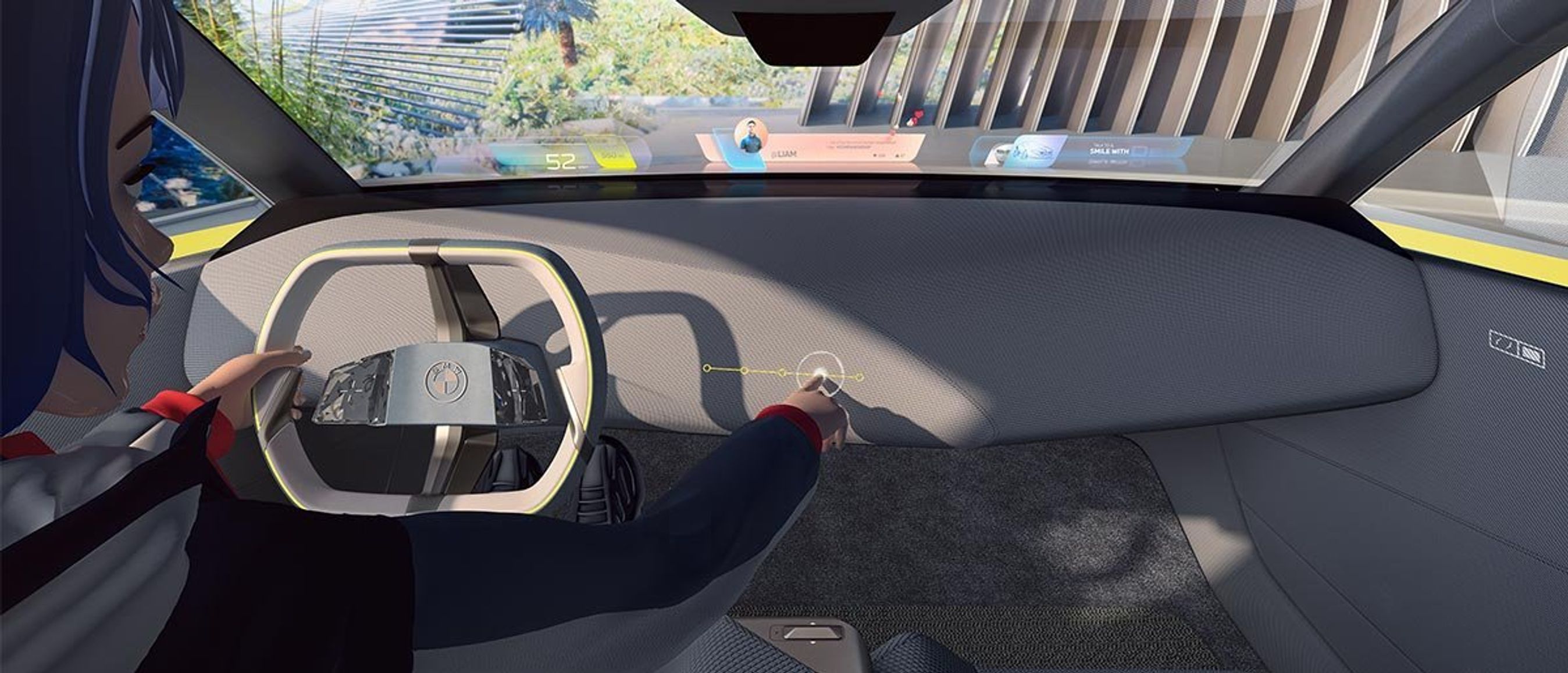 Førerpladsen er milevidt fra tidligere BMW'er med deres mange knapper og instrumenter.