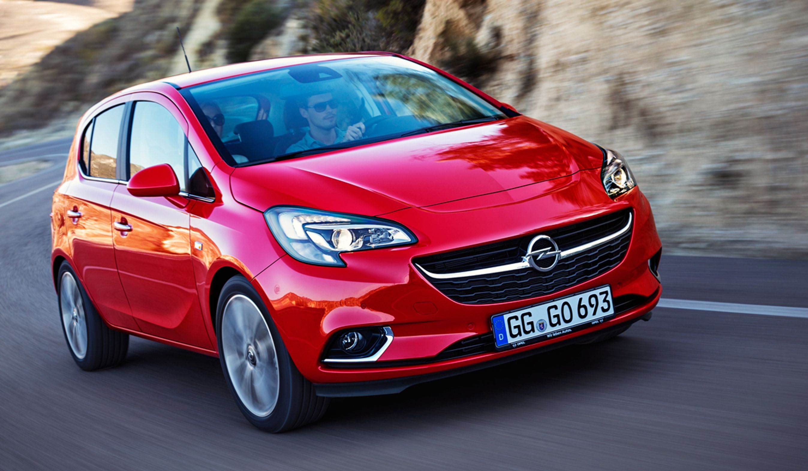 Opel Corsa i den nye 2014-udgave.