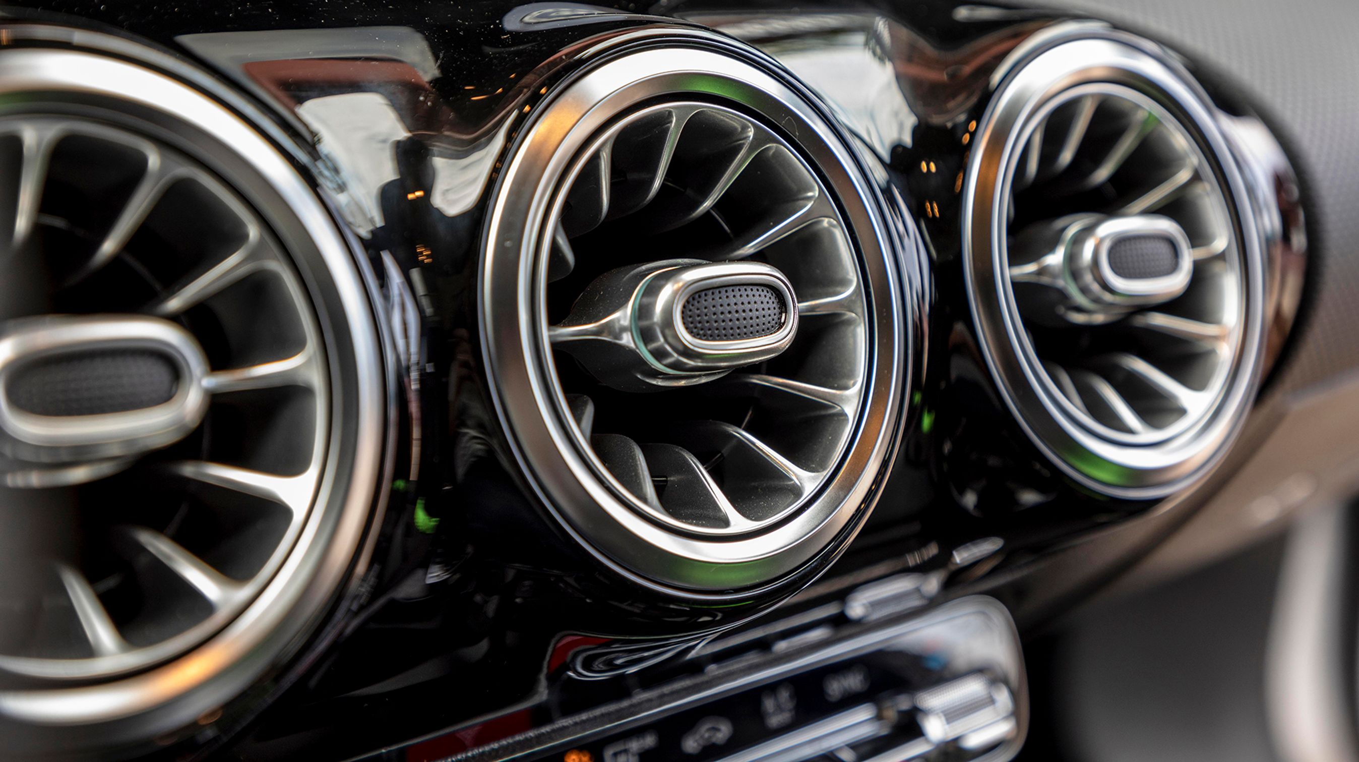 Også uden lyseffekter ser dyserne flotte ud.