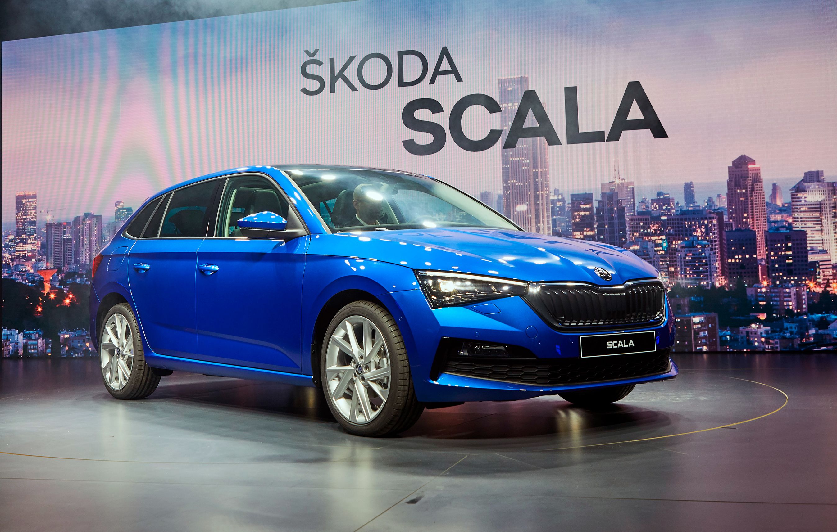 Verdenspremieren på Skoda Scala i Tel Aviv.