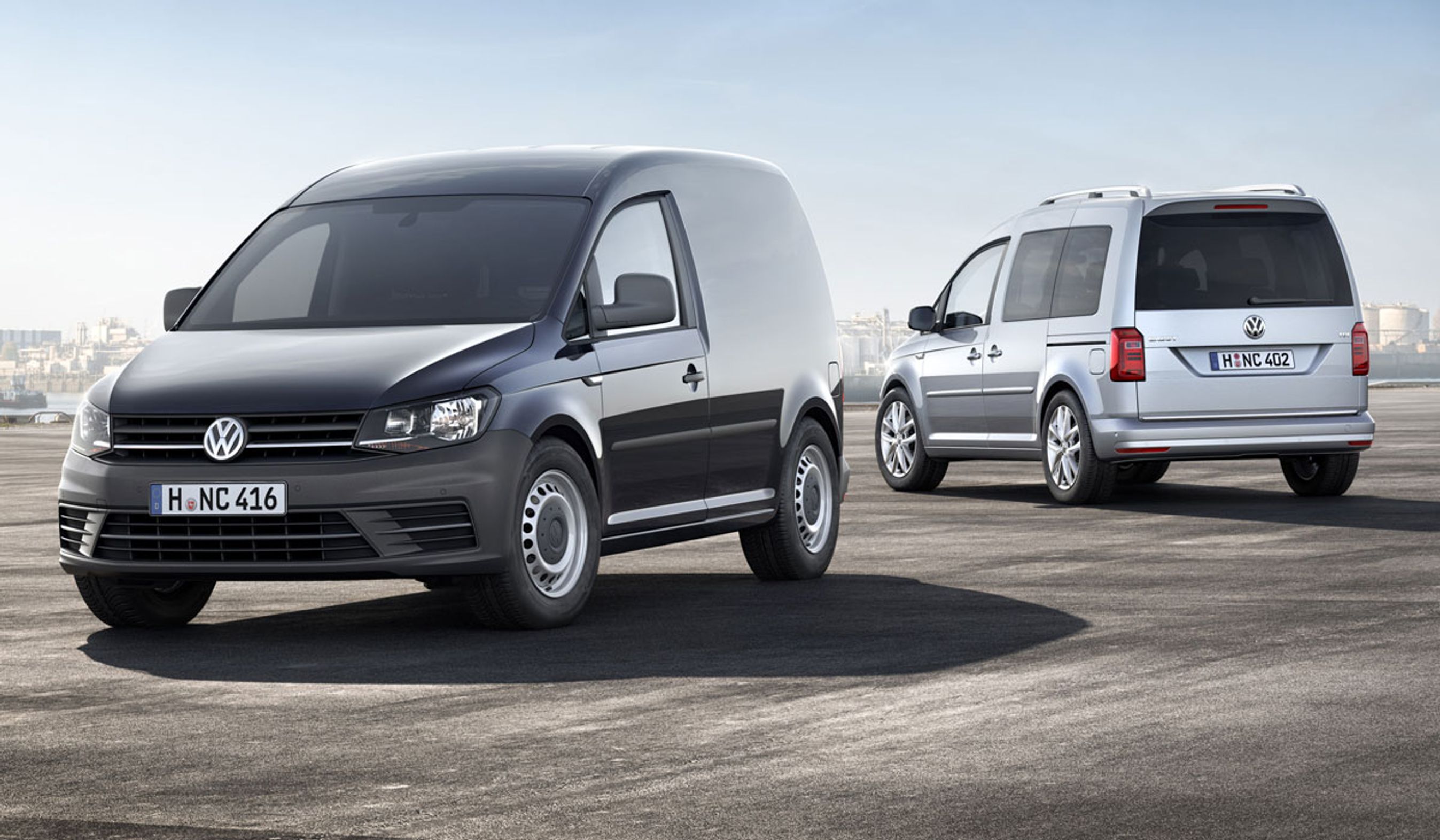 VW Caddy som varevogn og MPV.