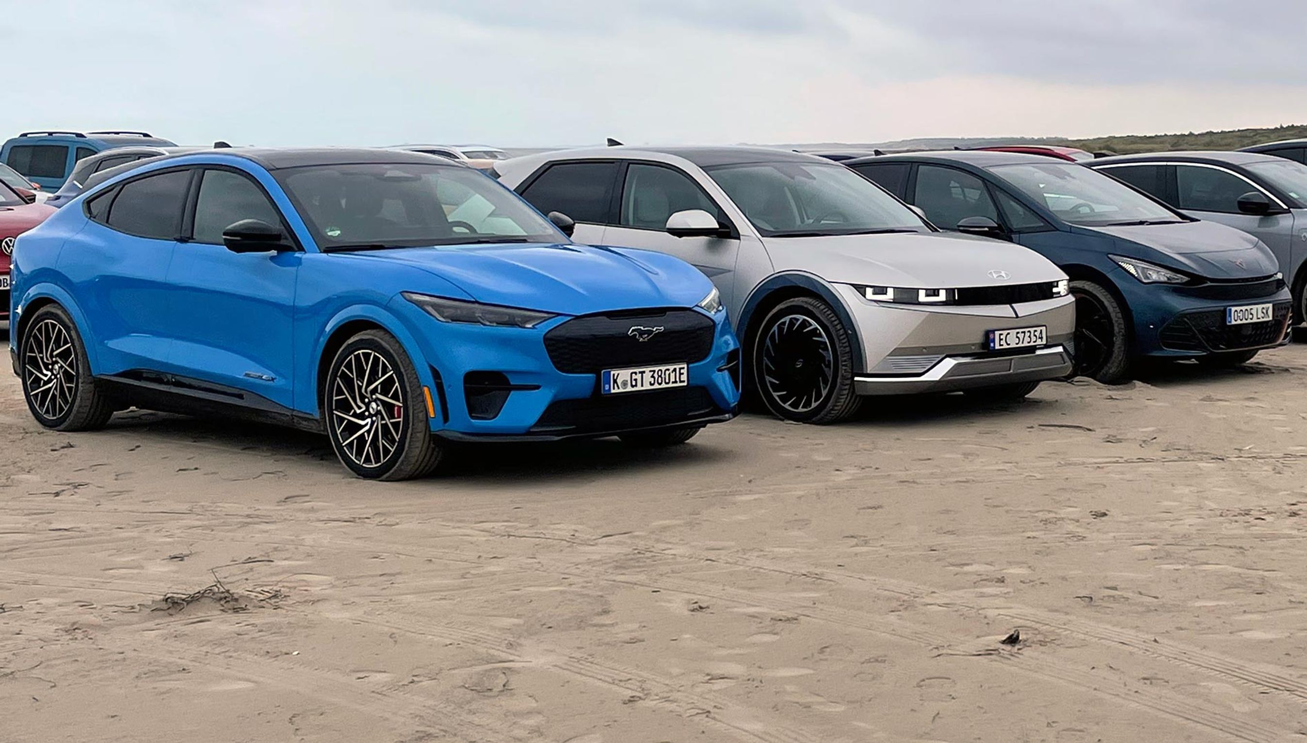 Mange elbiler stiller op til Årets Bil i Danmark 2022.