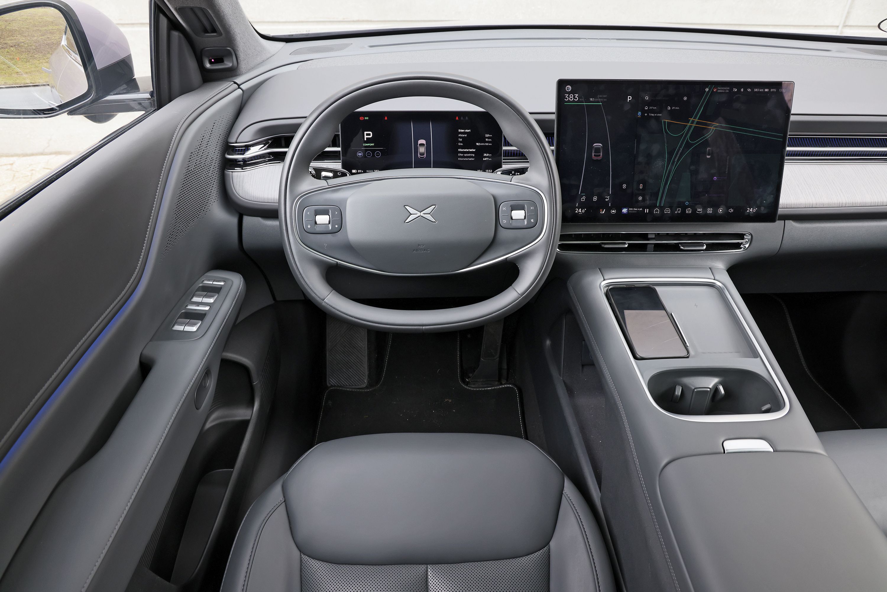 Kabinen i Xpeng G6 Performance. 