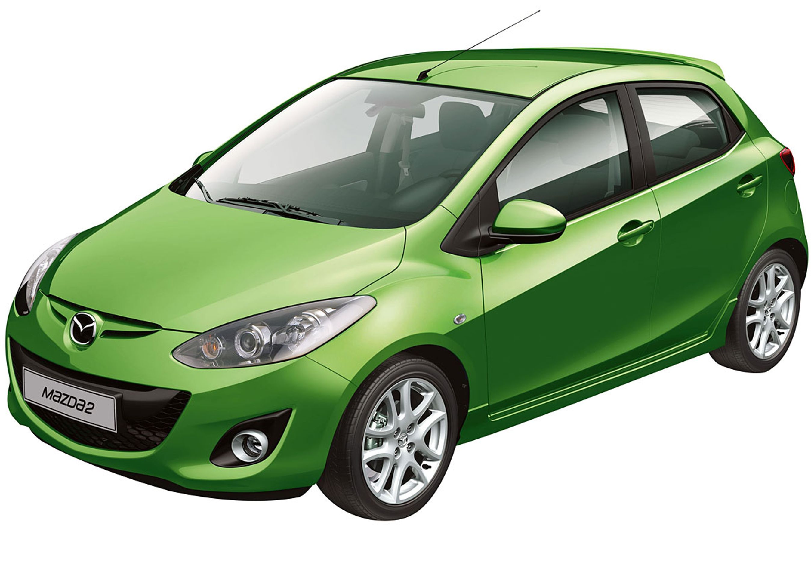 Partiet omkring Mazda-logoet er forsigtig fornyet. Under motor-hjelmen kommer renere motorer.