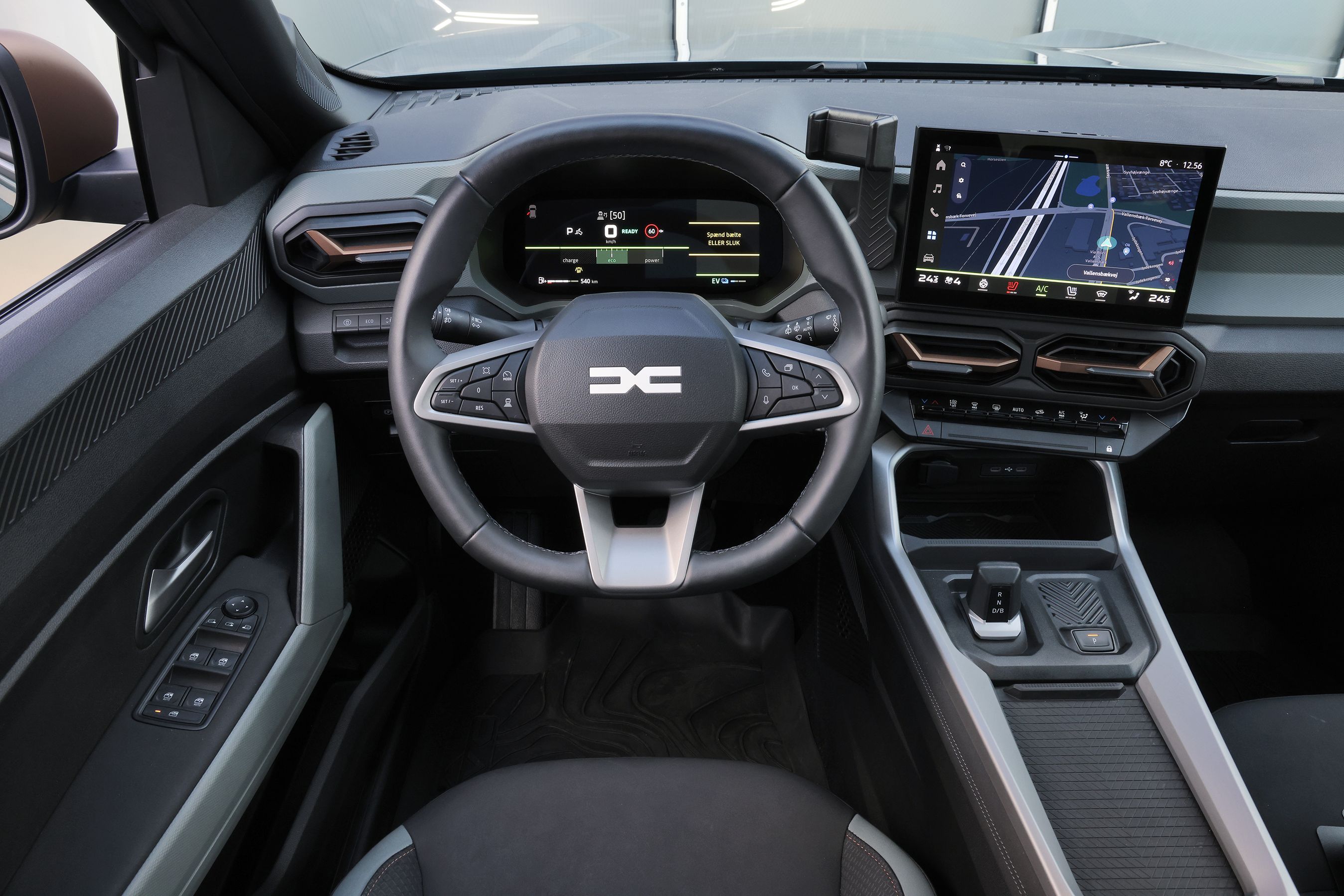 Førerplads i Dacia Bigster