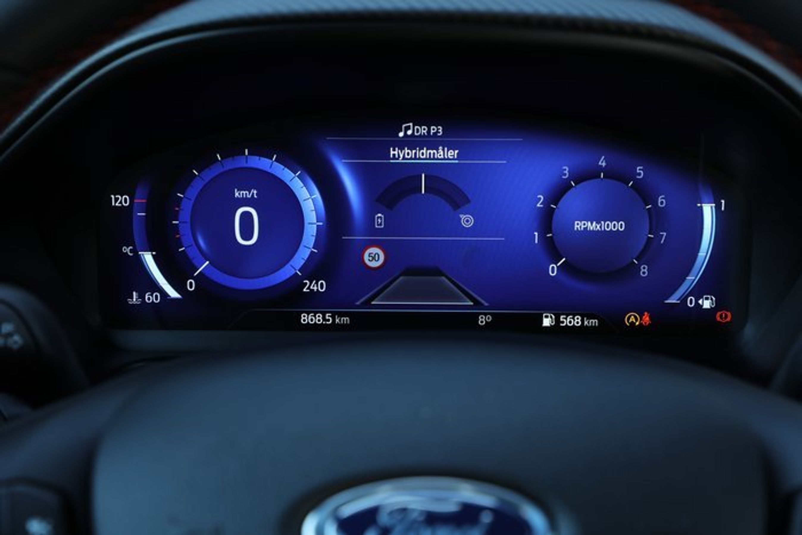 Ford Puma instrumenthus