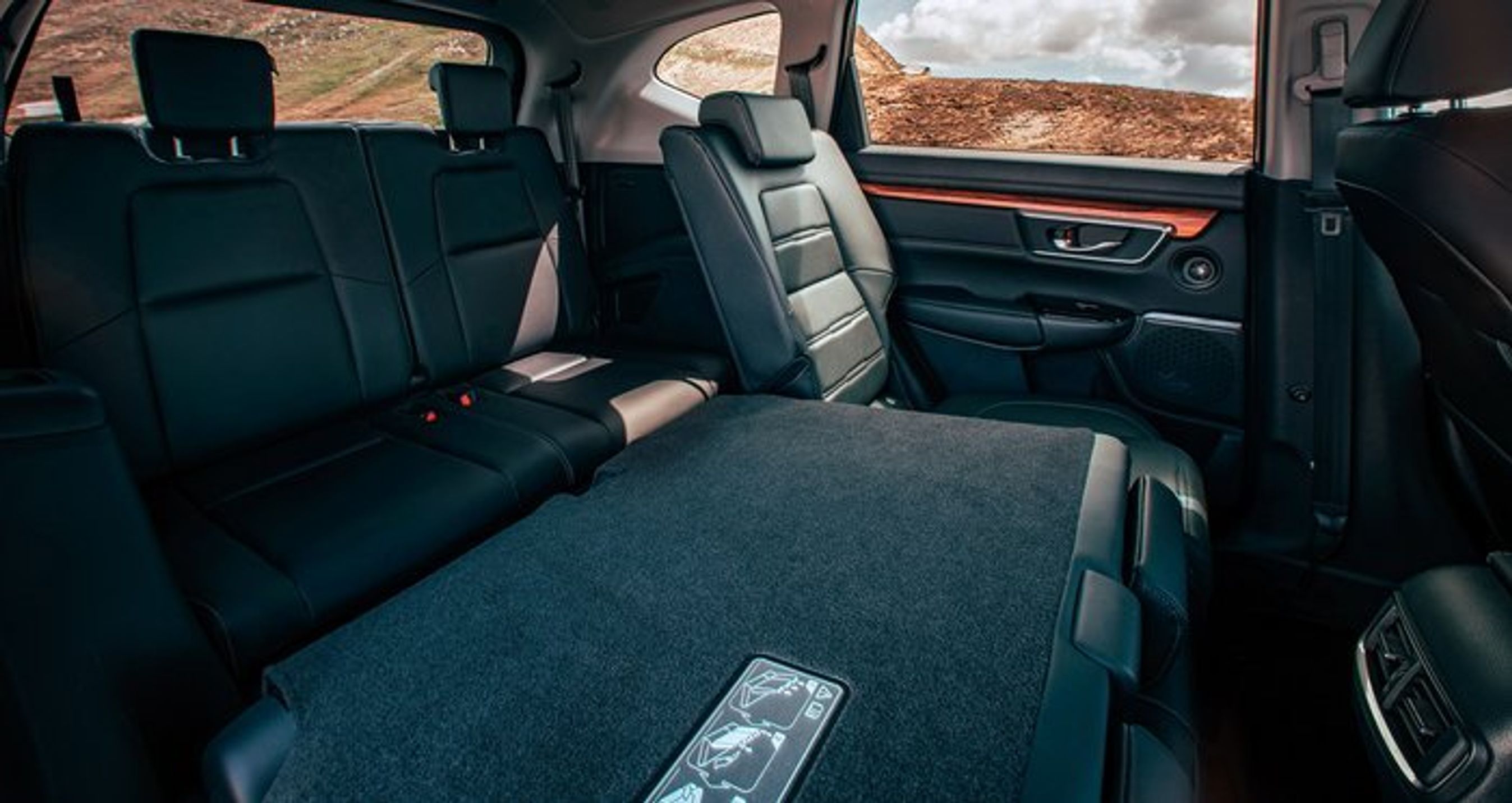 Anden og tredje række i CR-V