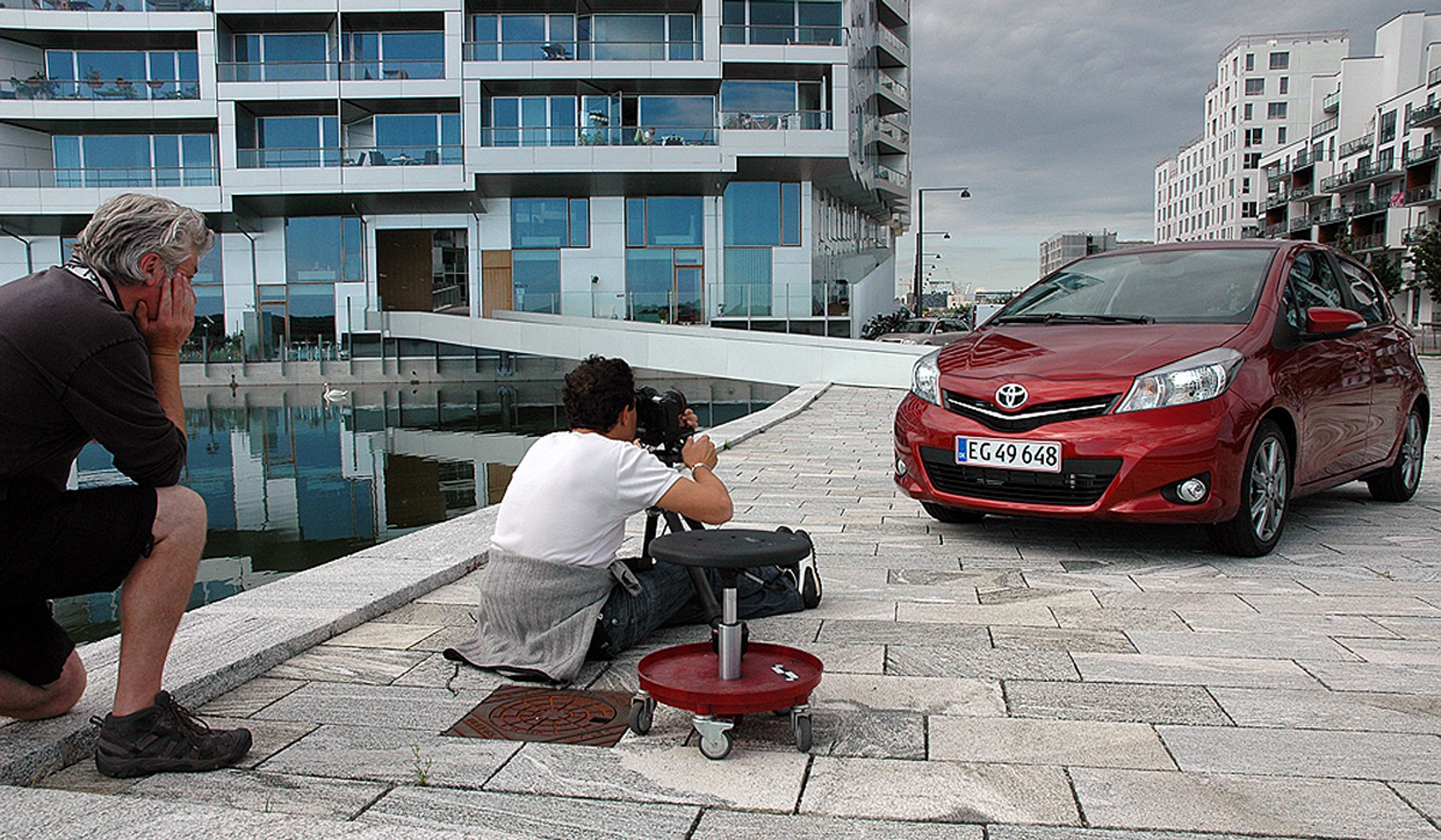 Toyota Yaris præsenteres for europæisk presse i København.