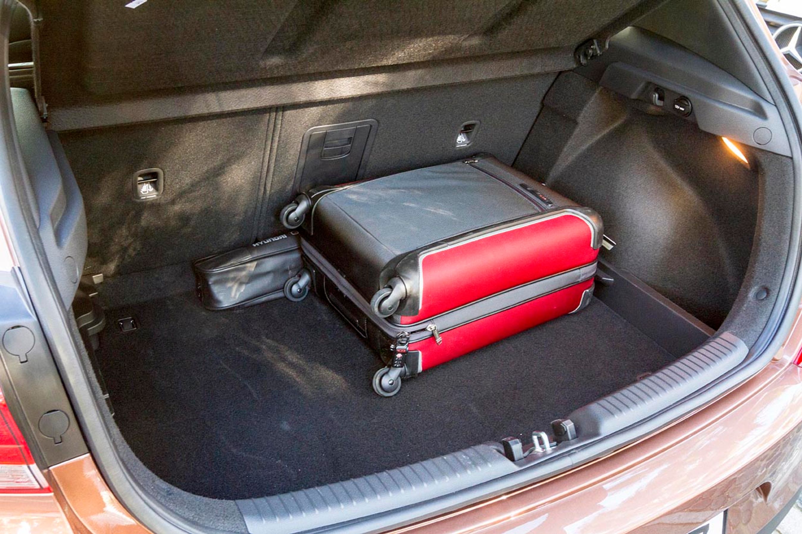 Bagagerummet er vokset 15 liter og er blandt de allerstørste i klassen, 395 liter.