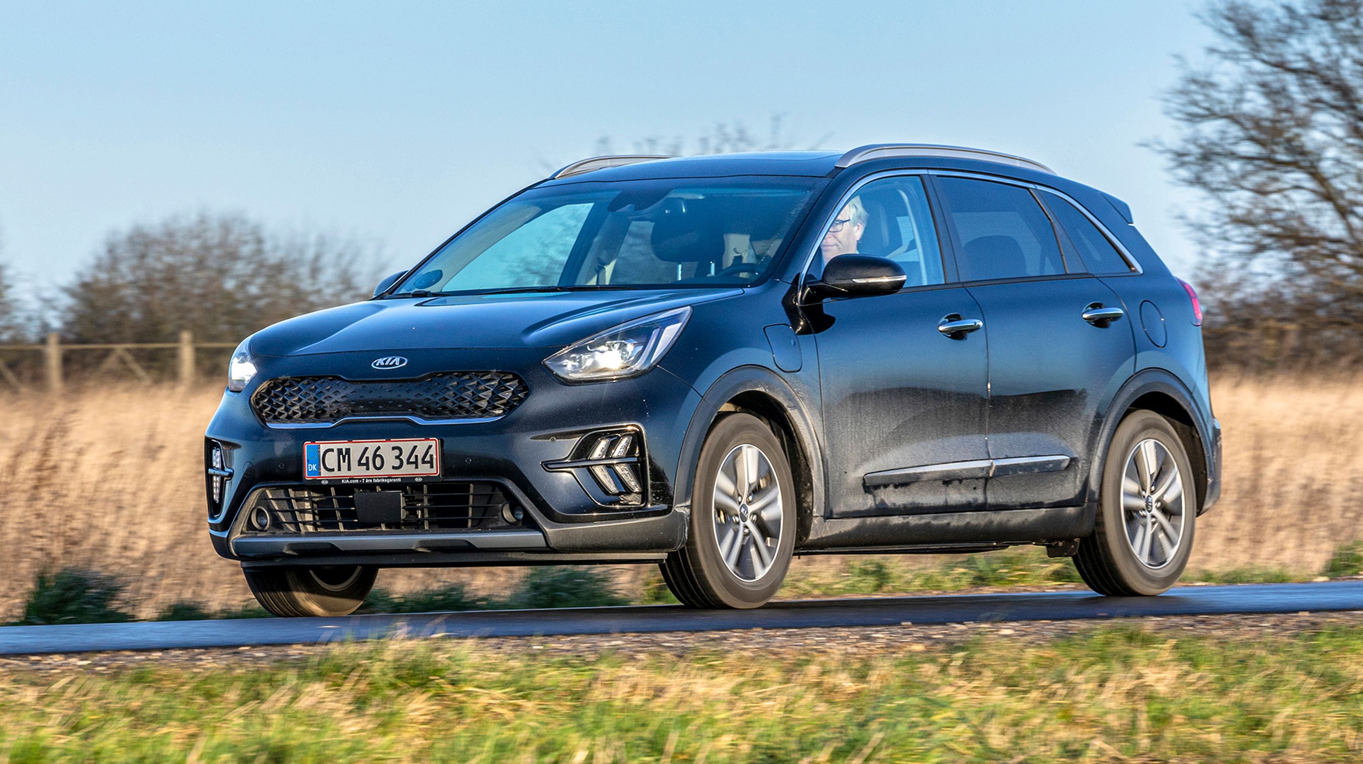 Kia Niro Hybrid set forfra