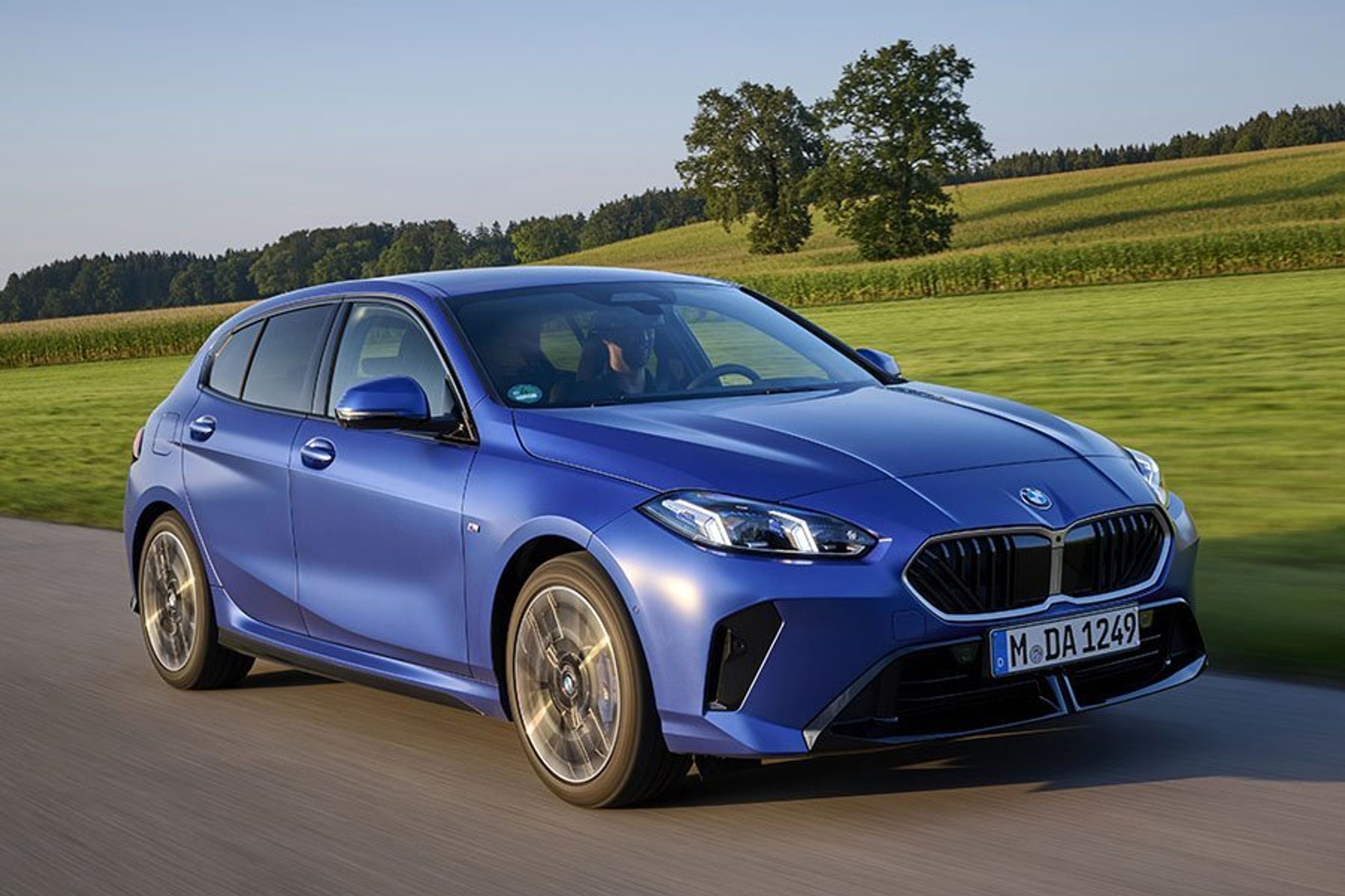 BMW 1-serie set forfra