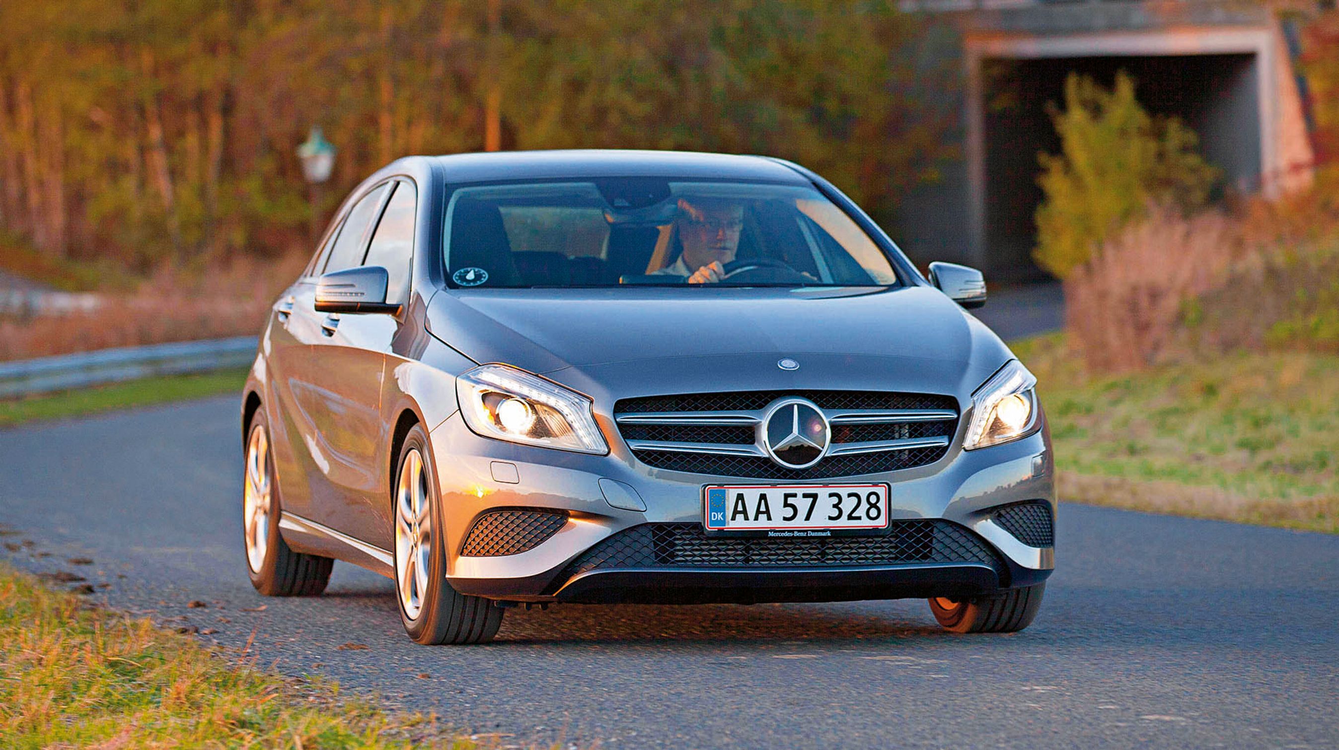 Mercedes A-klasse set forfra