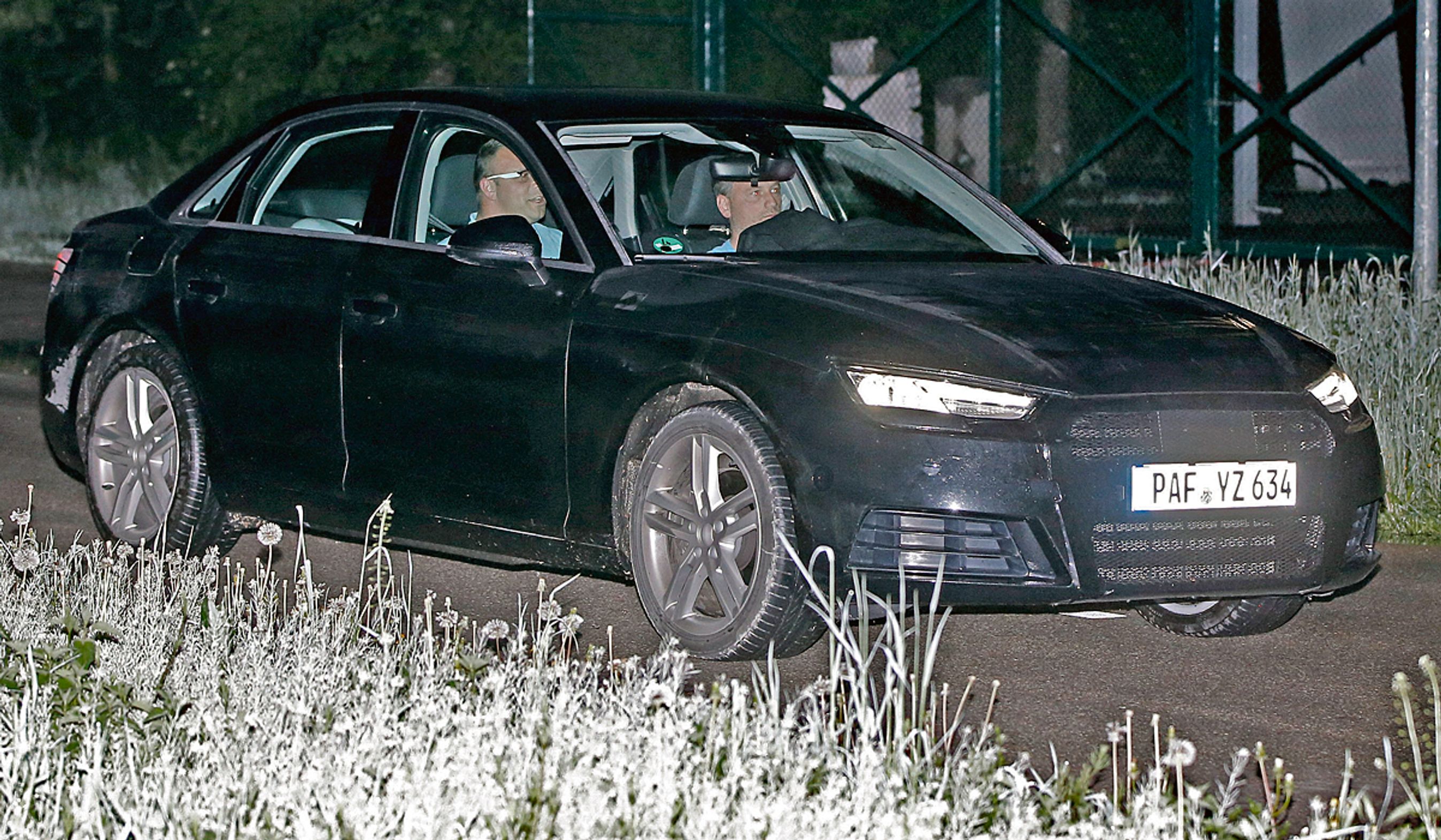 Den nye Audi A4 er tæt på, når den kan fanges uden kamuflage.