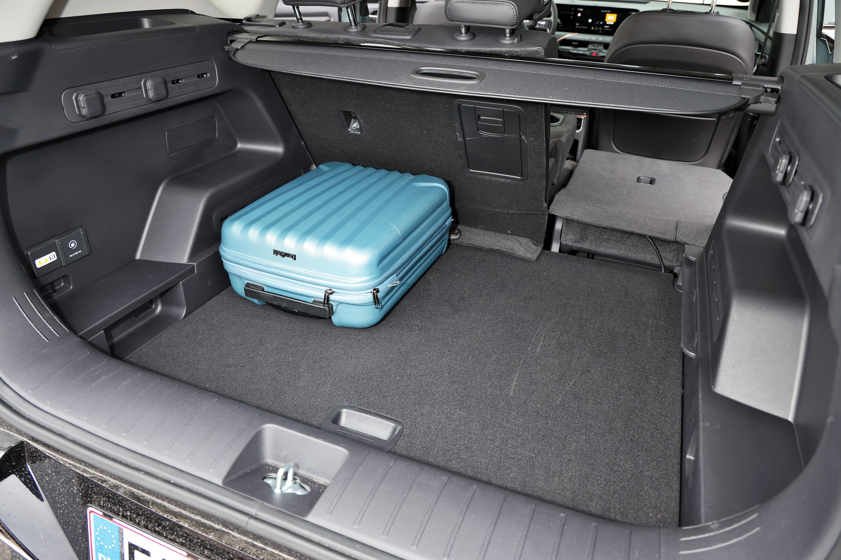 Bagagerummet i Kia EV5 Long Range Prestige 2026.