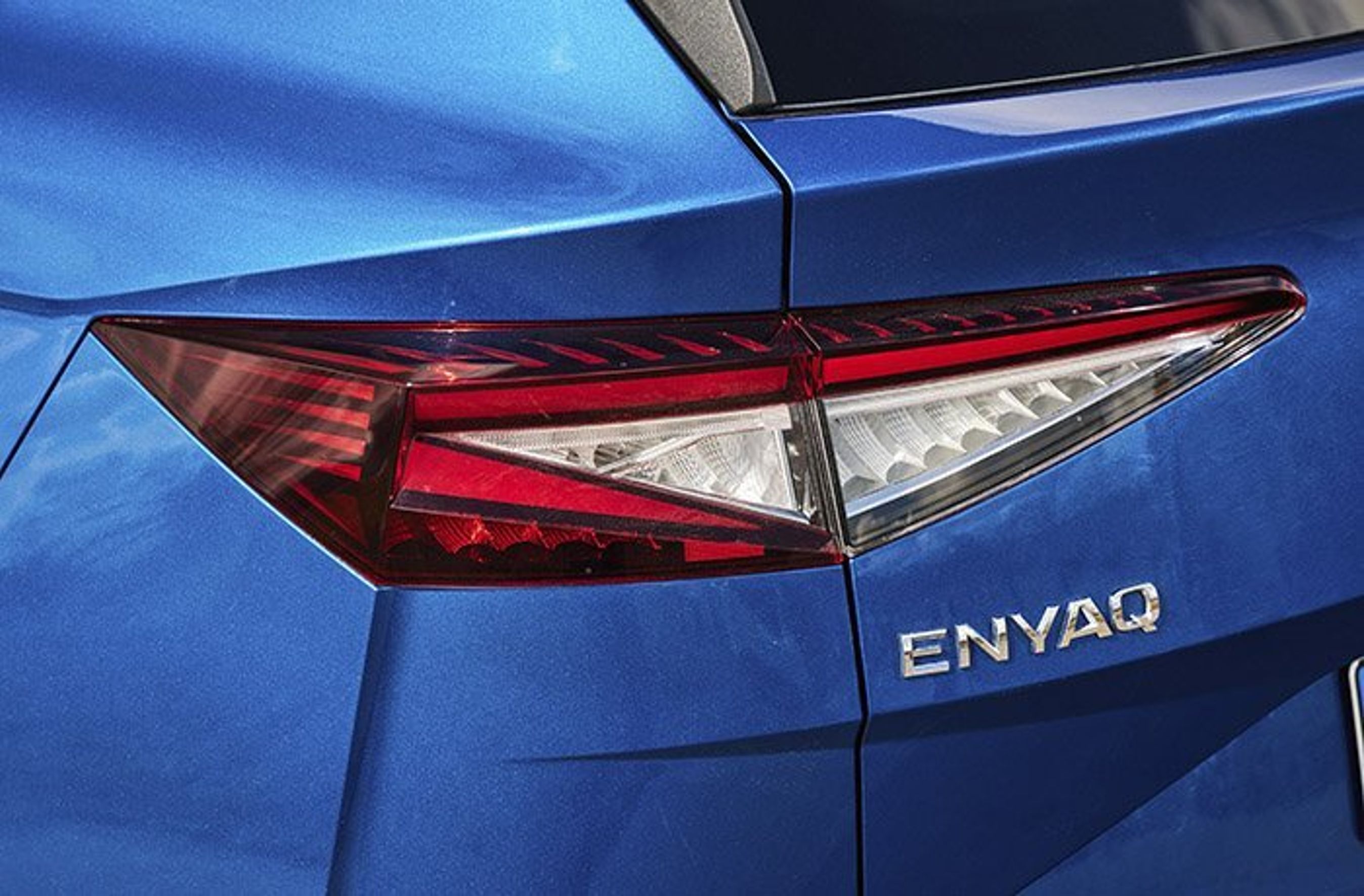 Skoda Enyaq baglygte