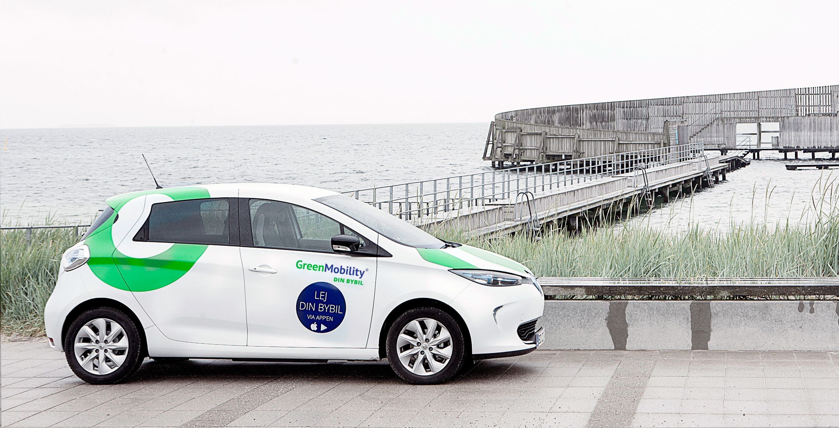 Green Mobilitys Renaults Zoe.