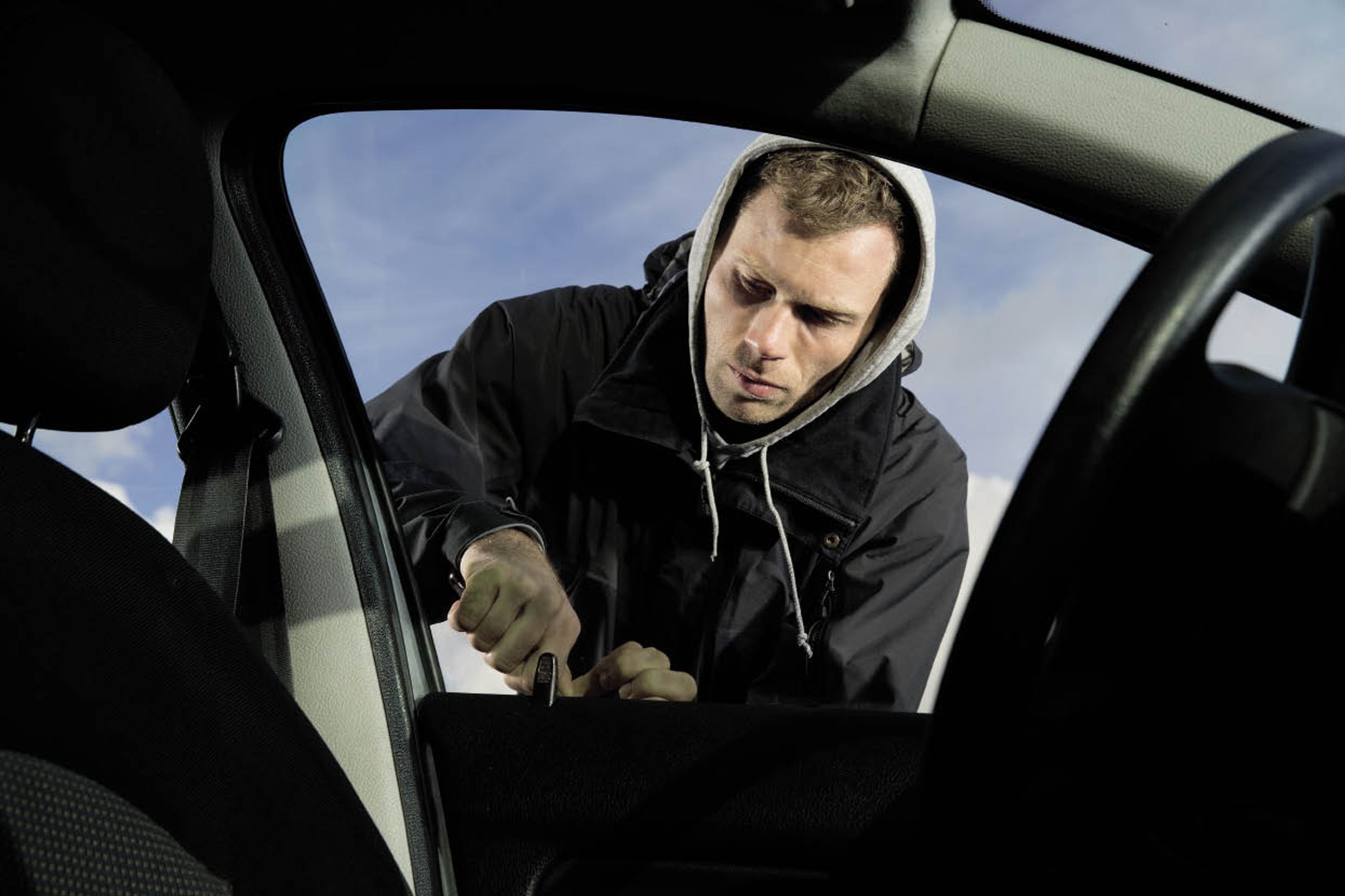 Selvom bilen har startspærre, kan den godt stjæles