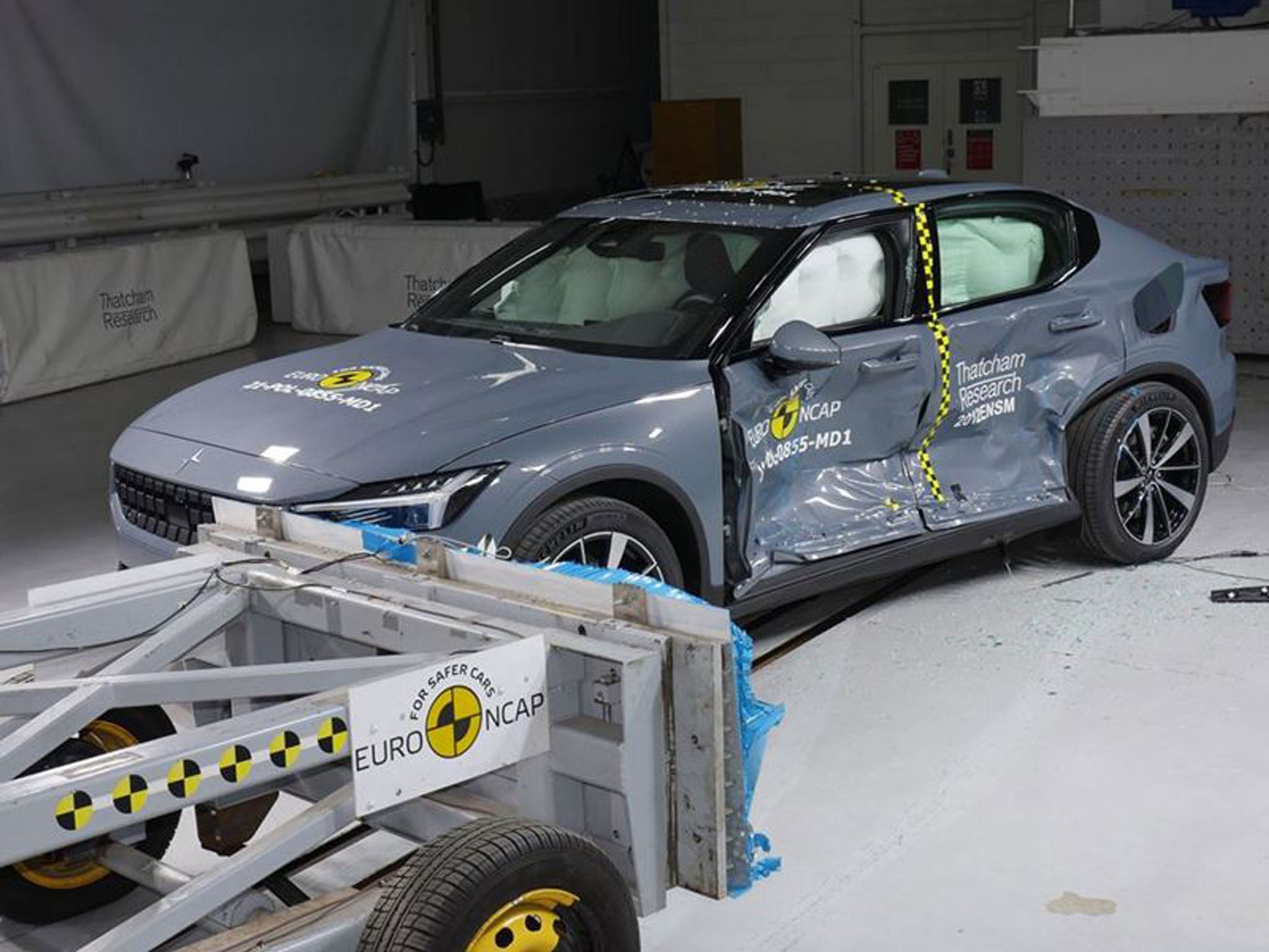 Euro NCAP-test af Polestar 2