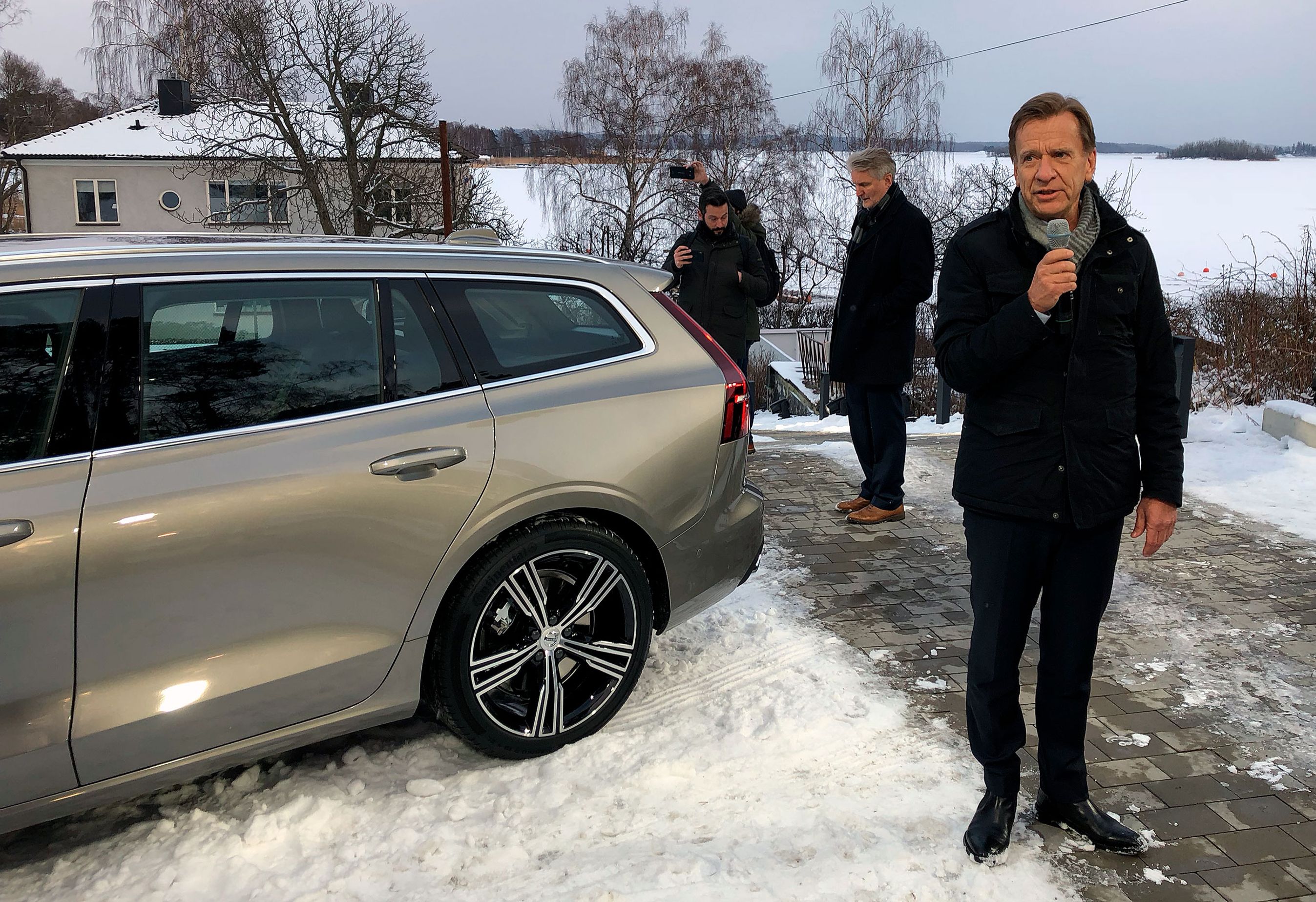 Volvo-direktøren præsenterer ny V60.