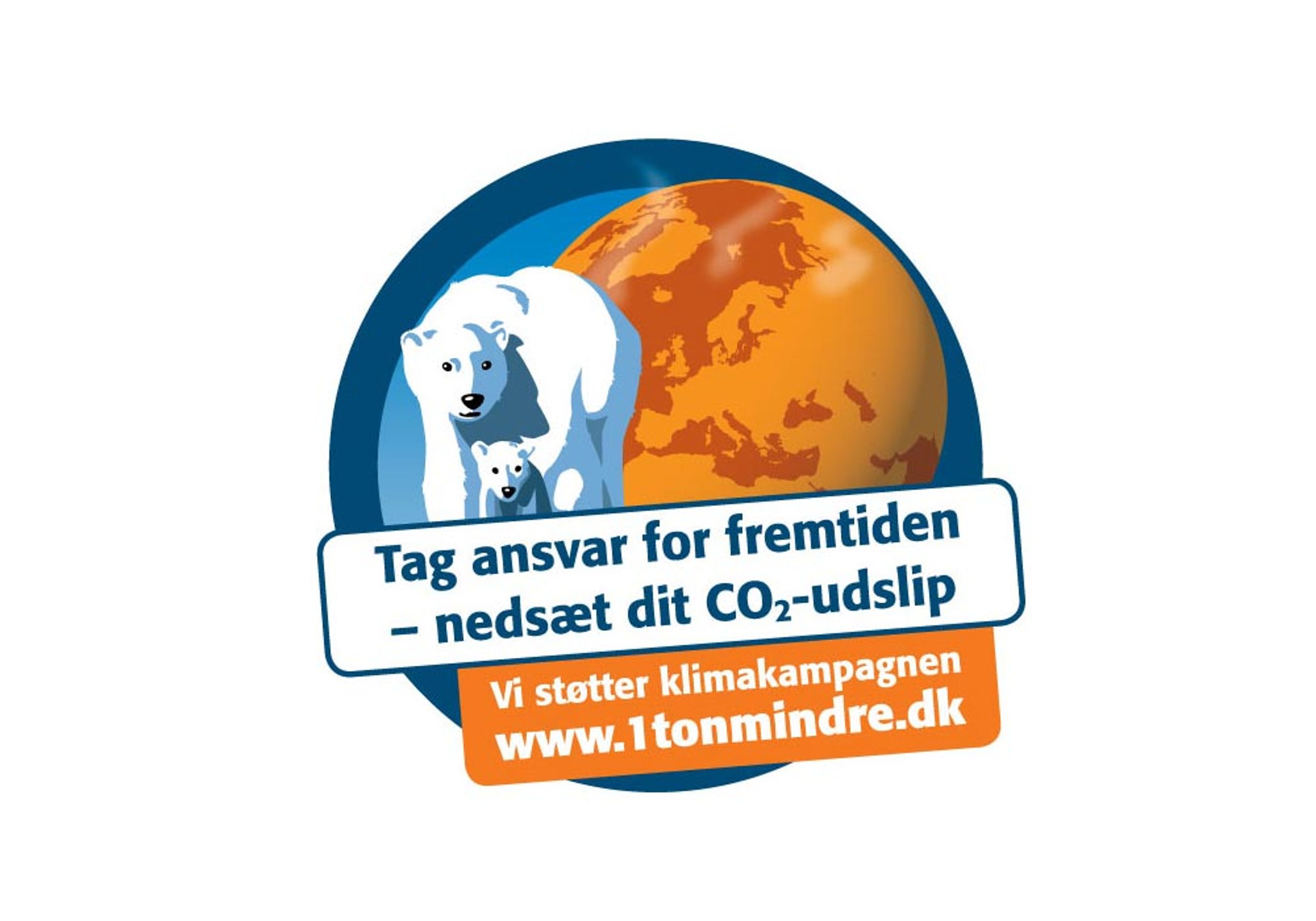 FDM støtte kampagnen 1 ton mindre, der skal få danskere til at fokusere på CO2 forbruget.