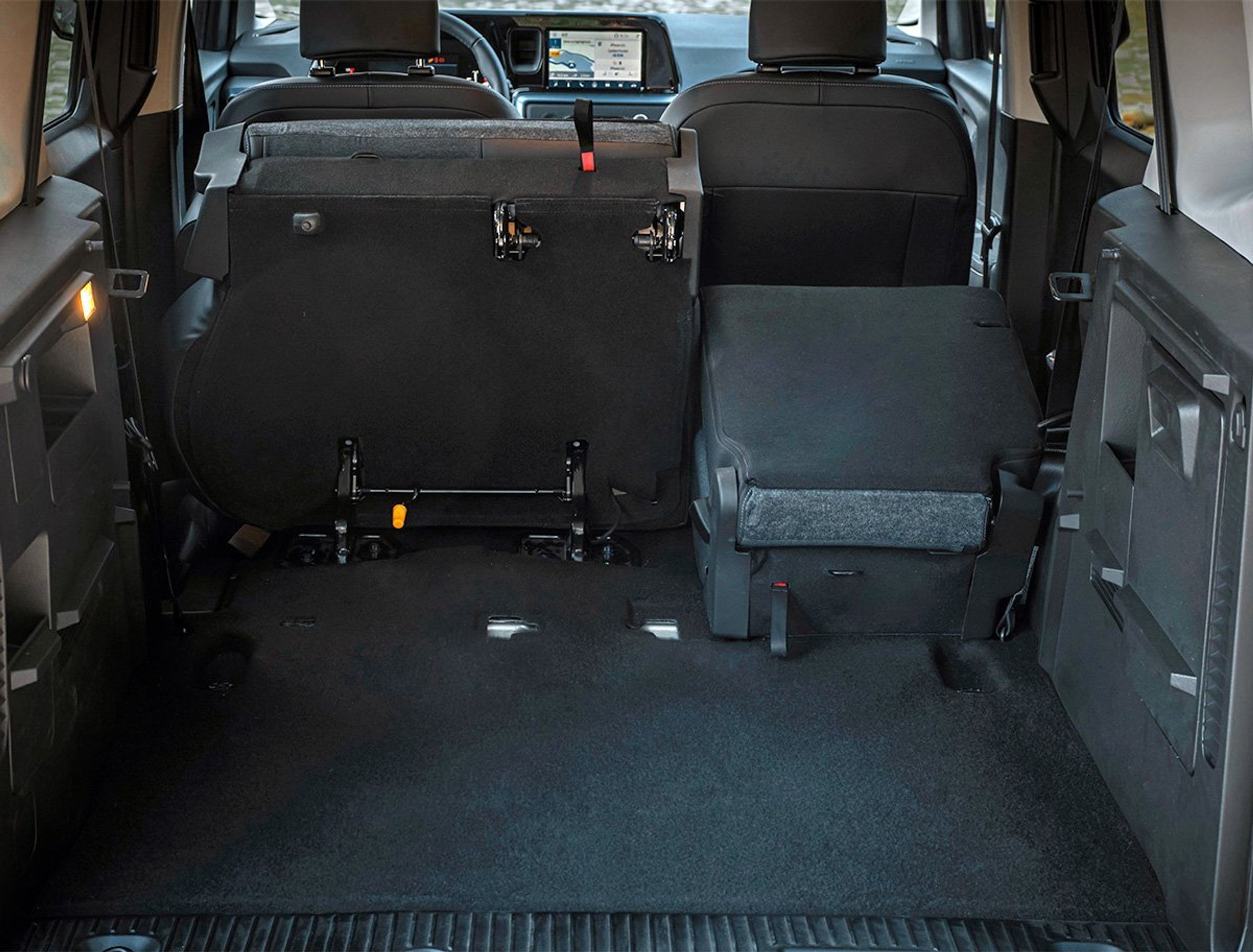 Bagagerummet i Ford Tourneo Courier er enormt.
