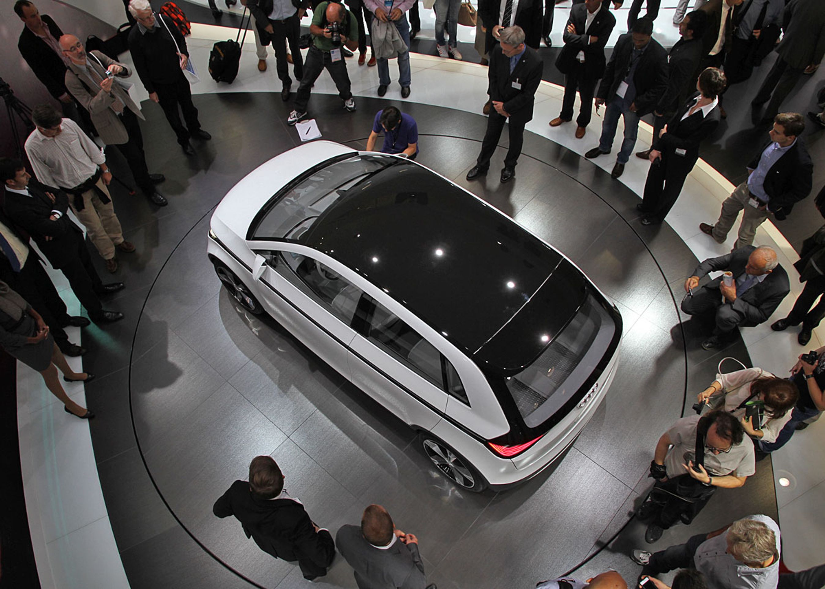 Audi A2 er en af få elbiler, der debuterer på Frankfurt-udstillingen. Det sker i form af en koncept-model.