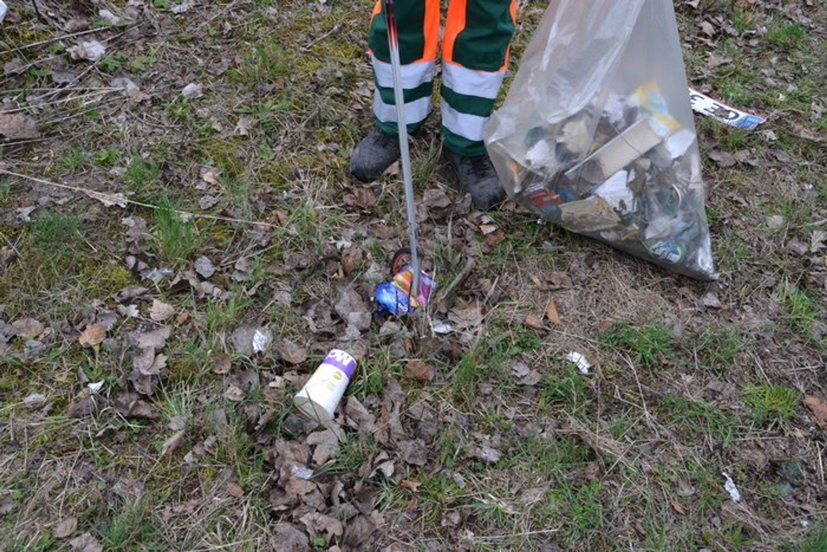 Der er mange bægre langs vejene