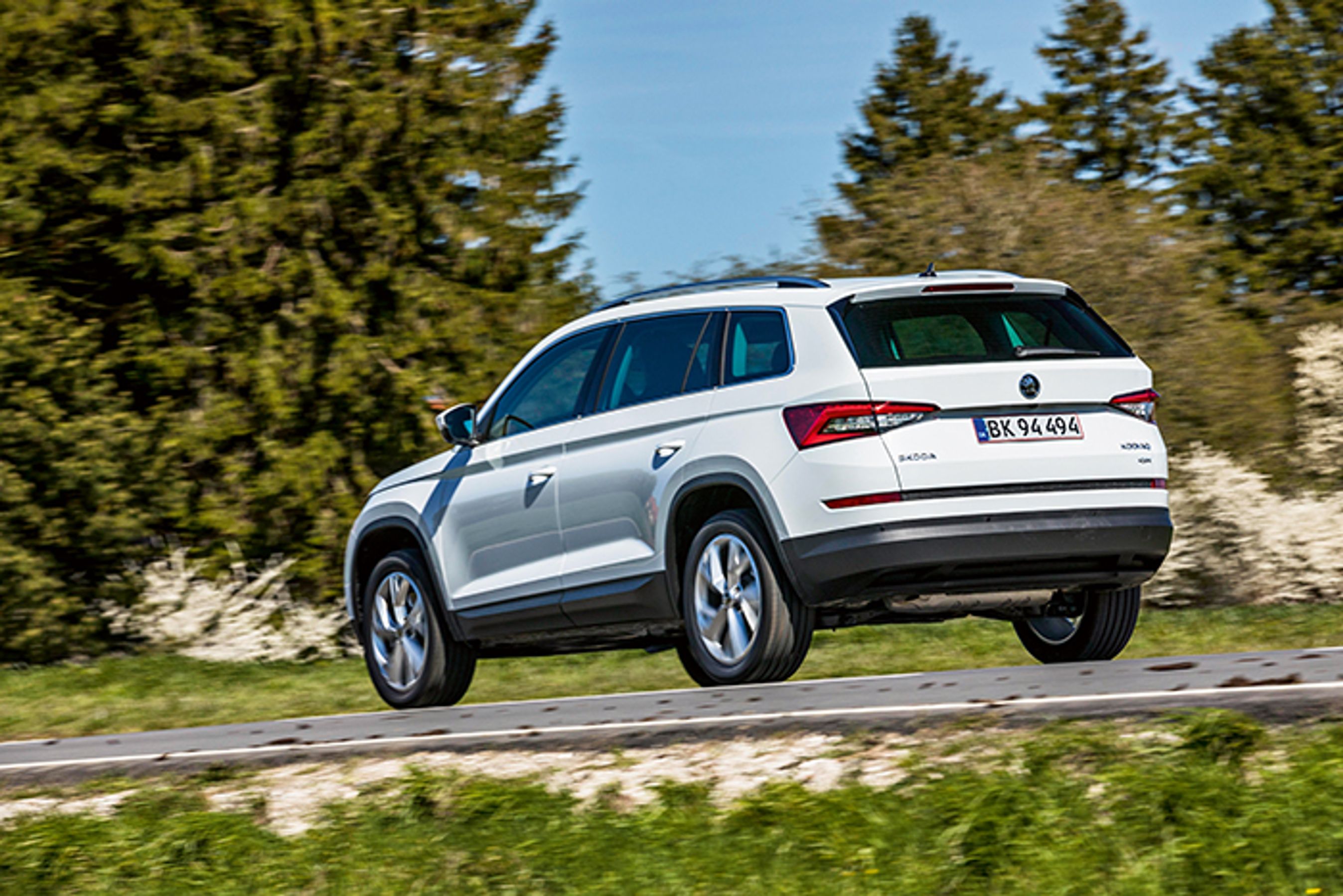 Skoda Kodiaq set bagfra