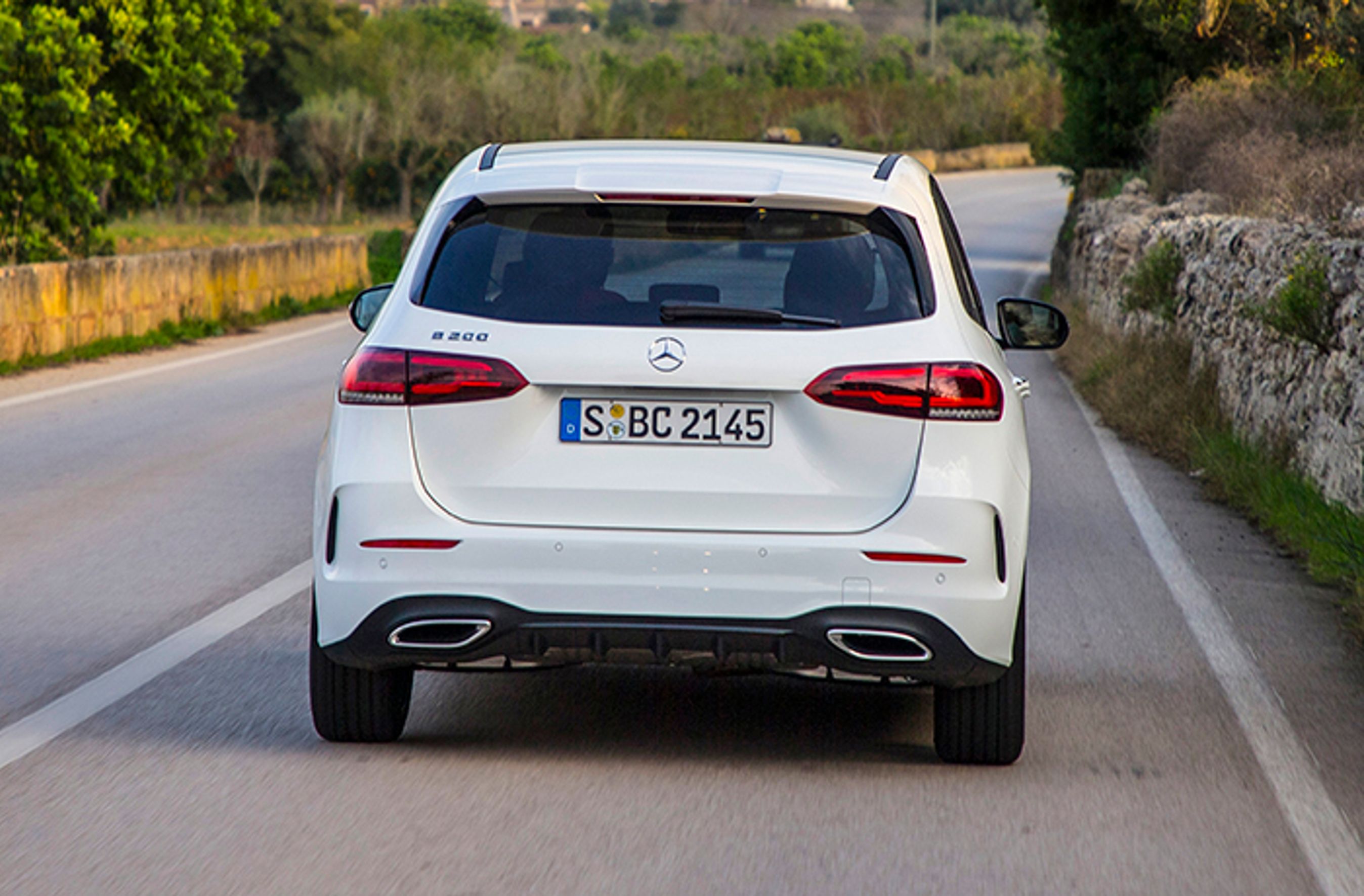 Mercedes B-klasse bagfra