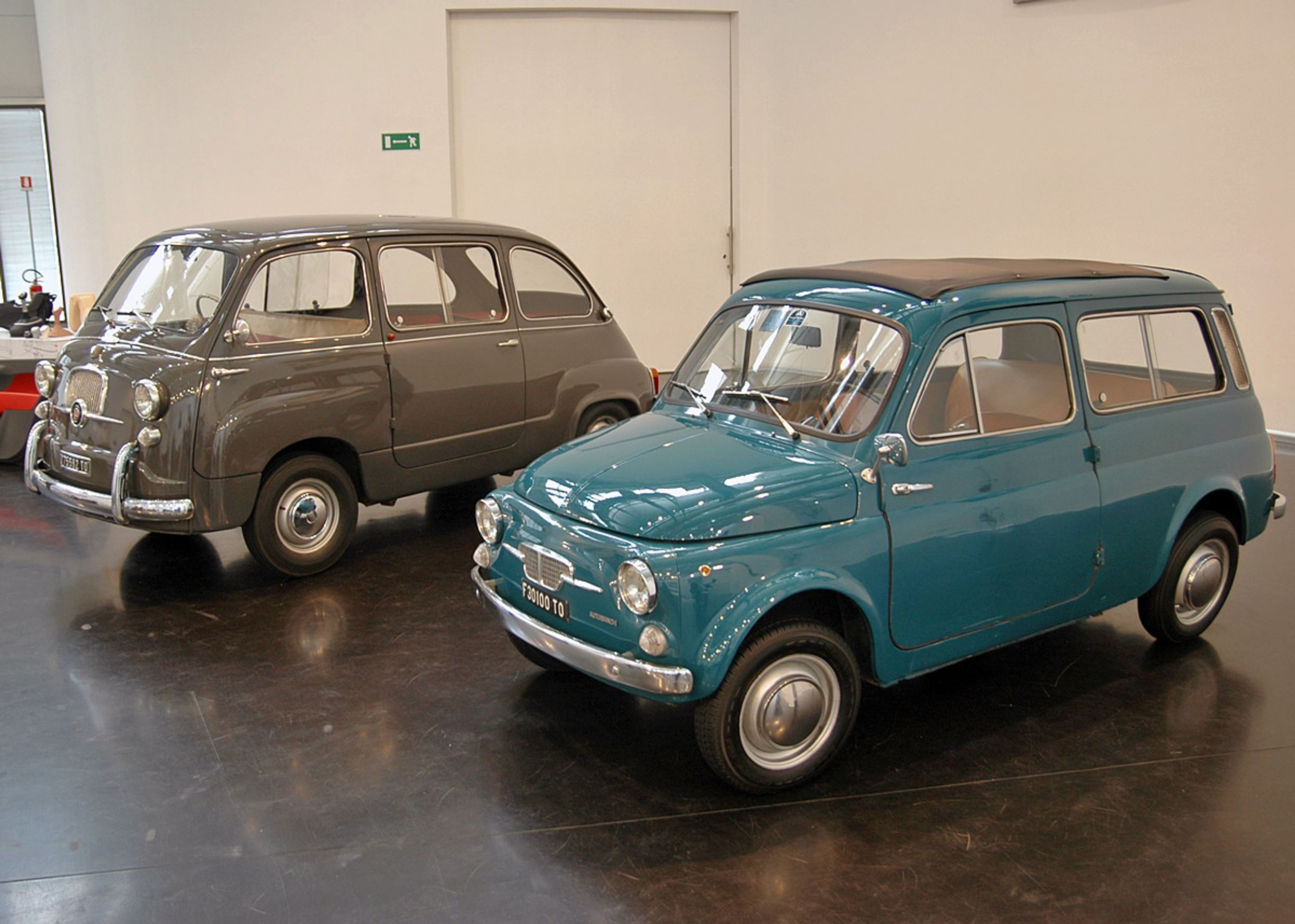 Både Fiat 500 og Fiat Multipla har været forbilleder for den nye Fiat 500L.