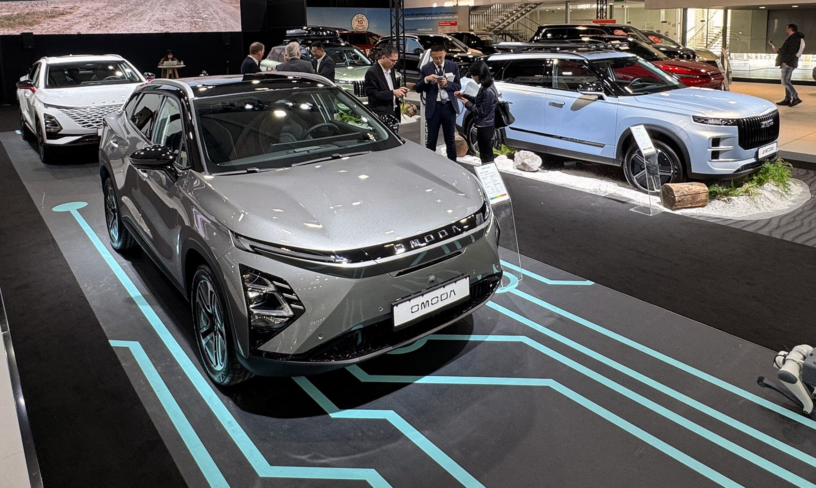 Biler på biludstilling