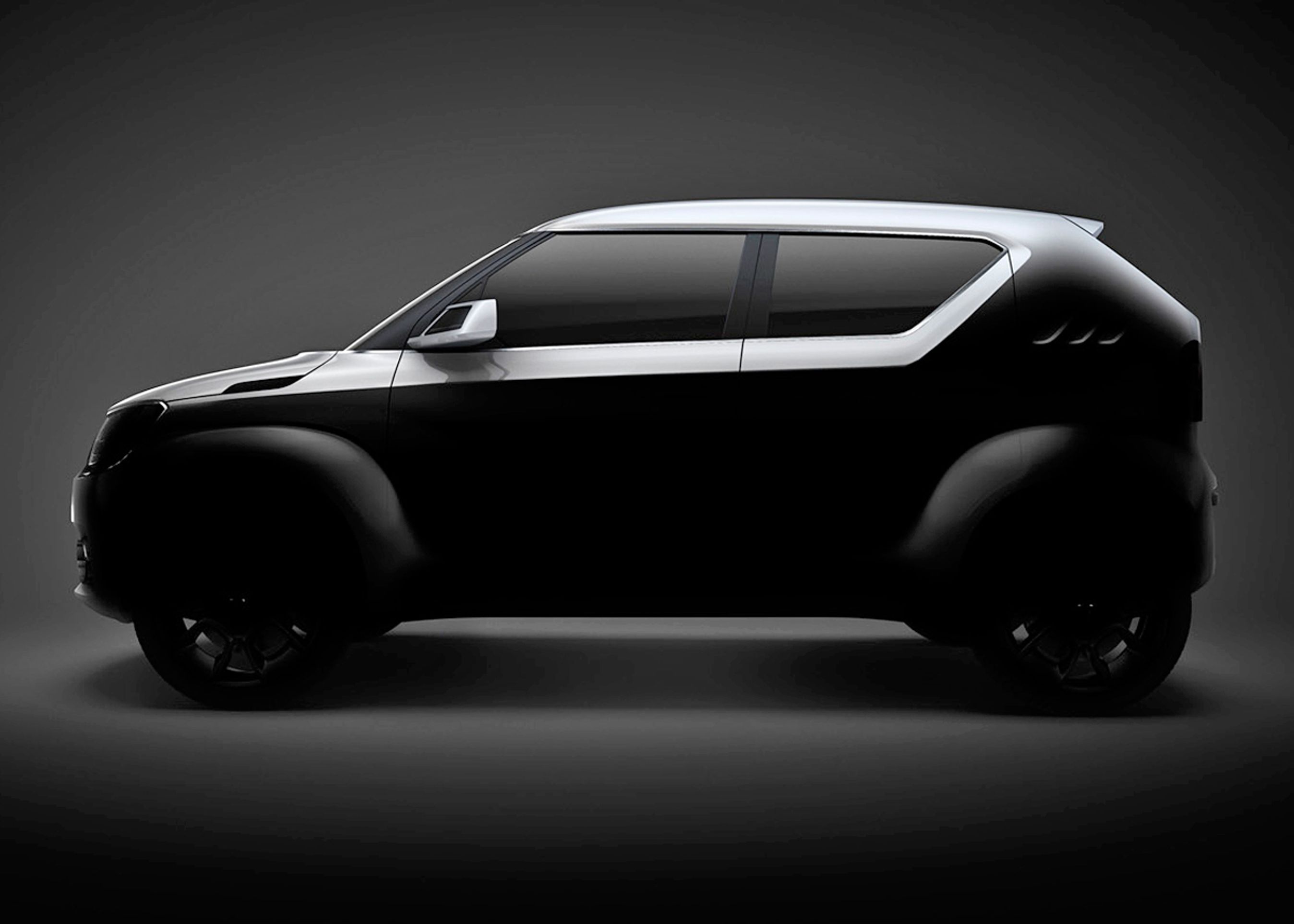 iM-4 kaldes denne moderen Jimny-crossover. Denne konceptbil er nok længere fra virkeligheden end iK2. Foto: Suzuki