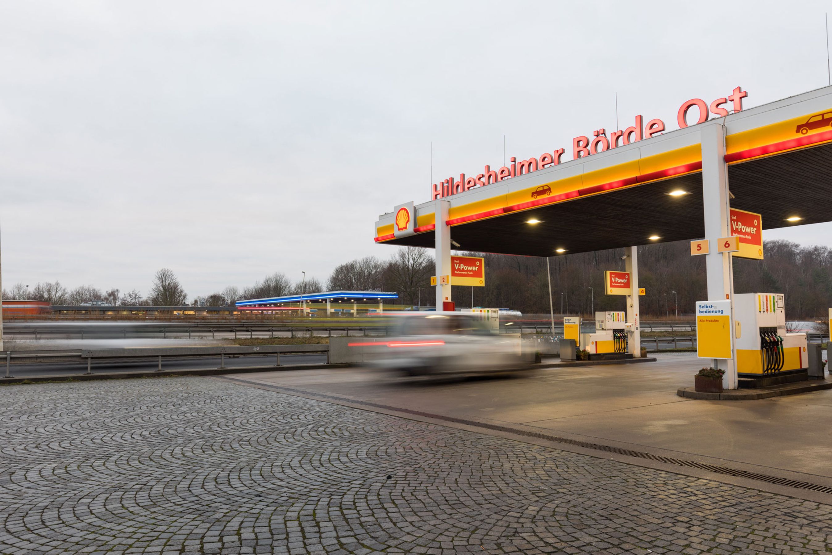 Tankstation i Tyskland