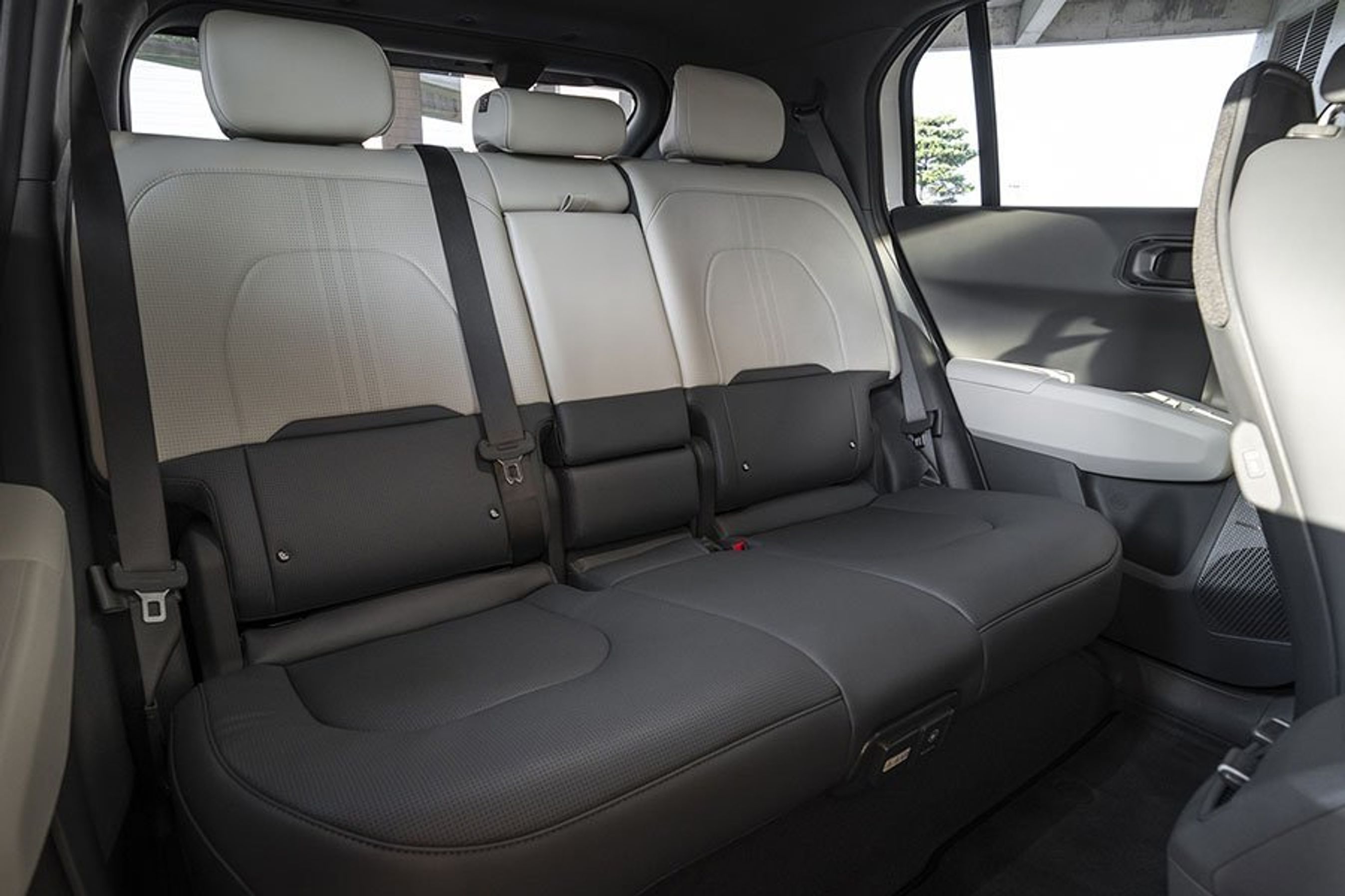 Bagsæder i en Kia EV3