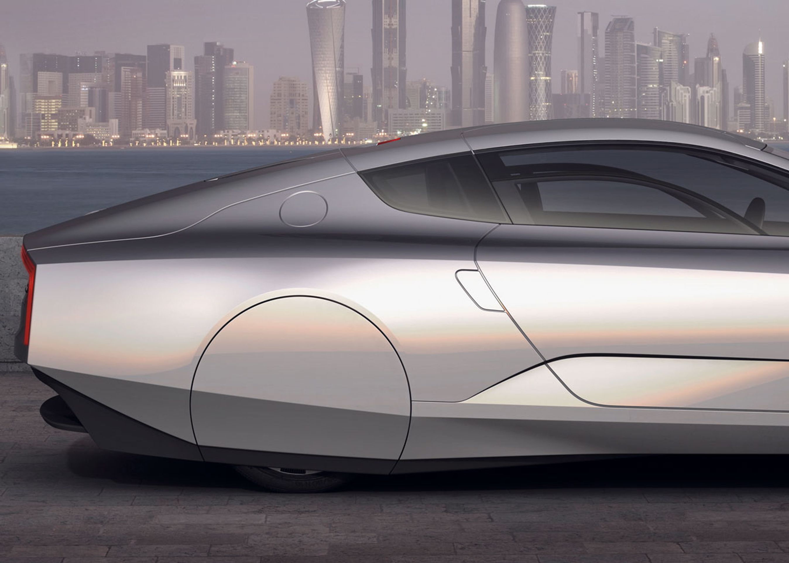 Der er gjort meget ud af at gøre bilen vindglat. Cw-værdien er på blot 0,186.