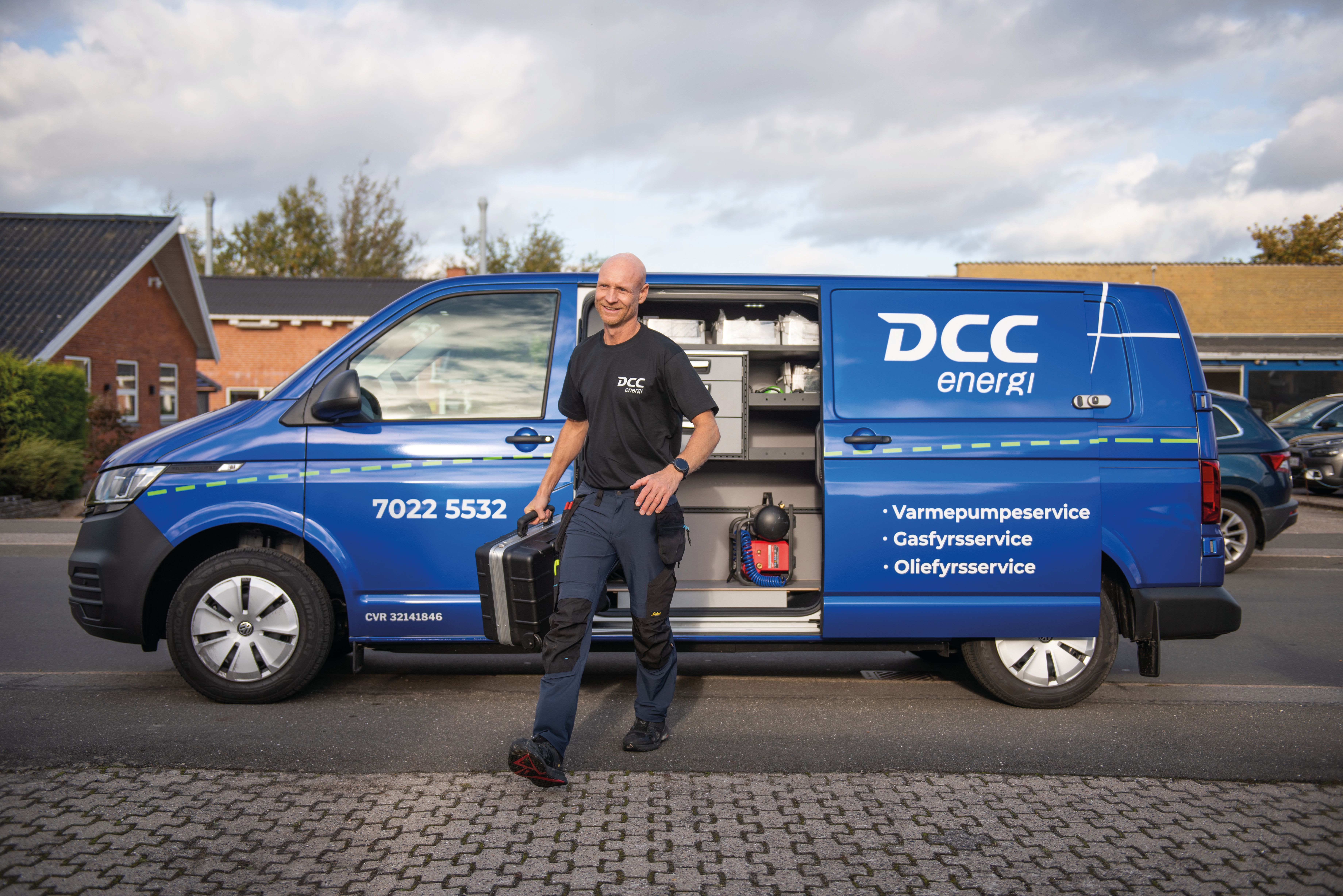 DCC Energi udfører serviceeftersyn af varmekilde