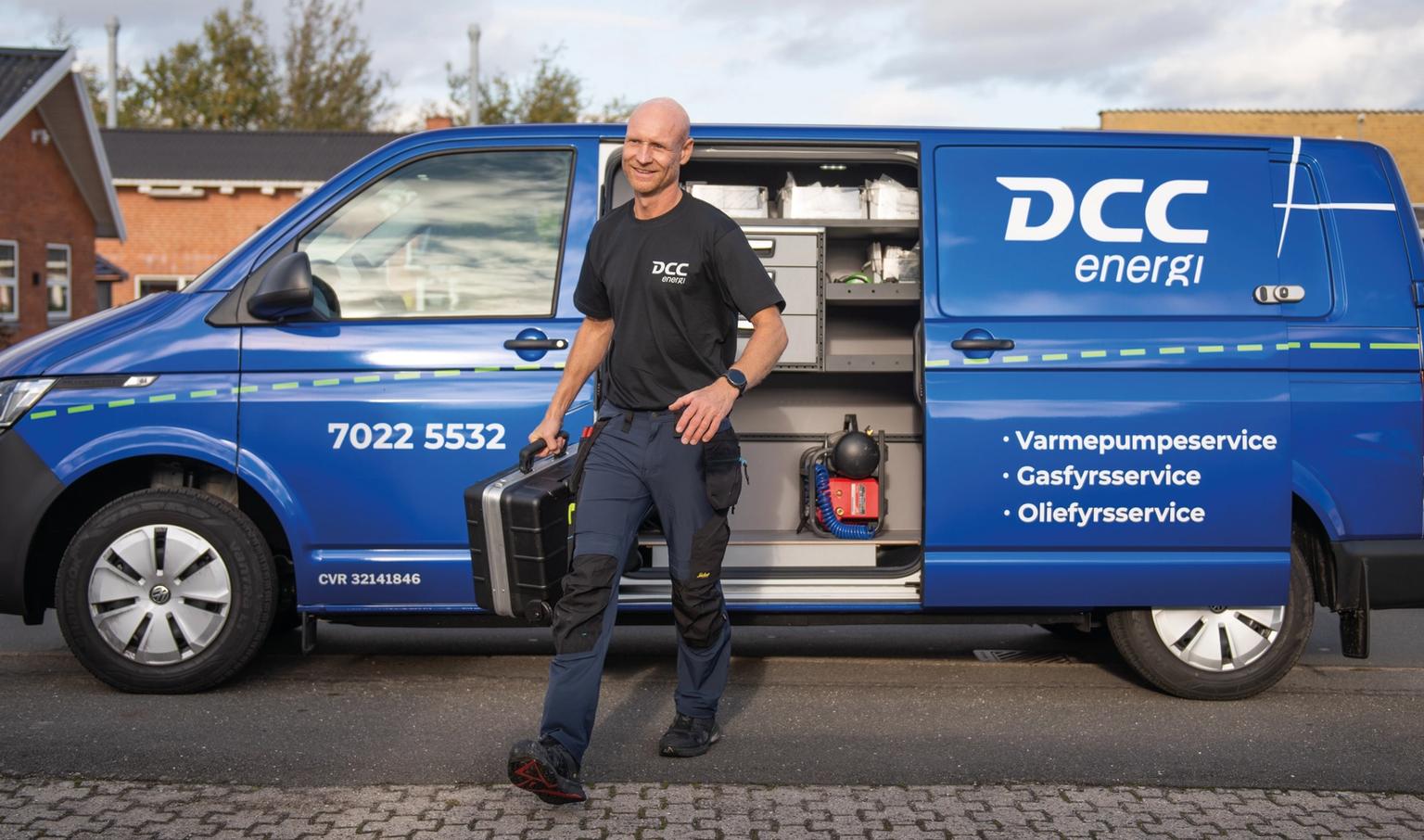 DCC Energi udfører serviceeftersyn af varmekilde