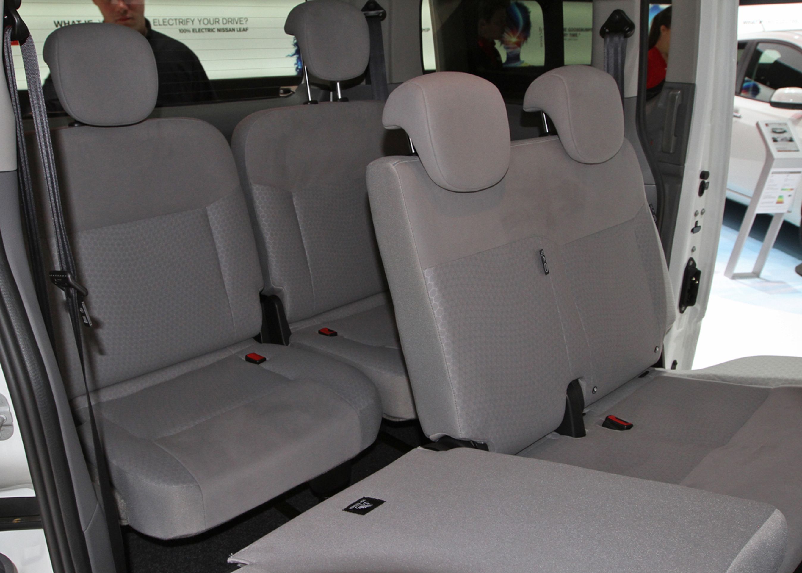 Det er netop blevet muligt at få den store elbil e-NV200 som syvpersoners. Foto: Torben Arent