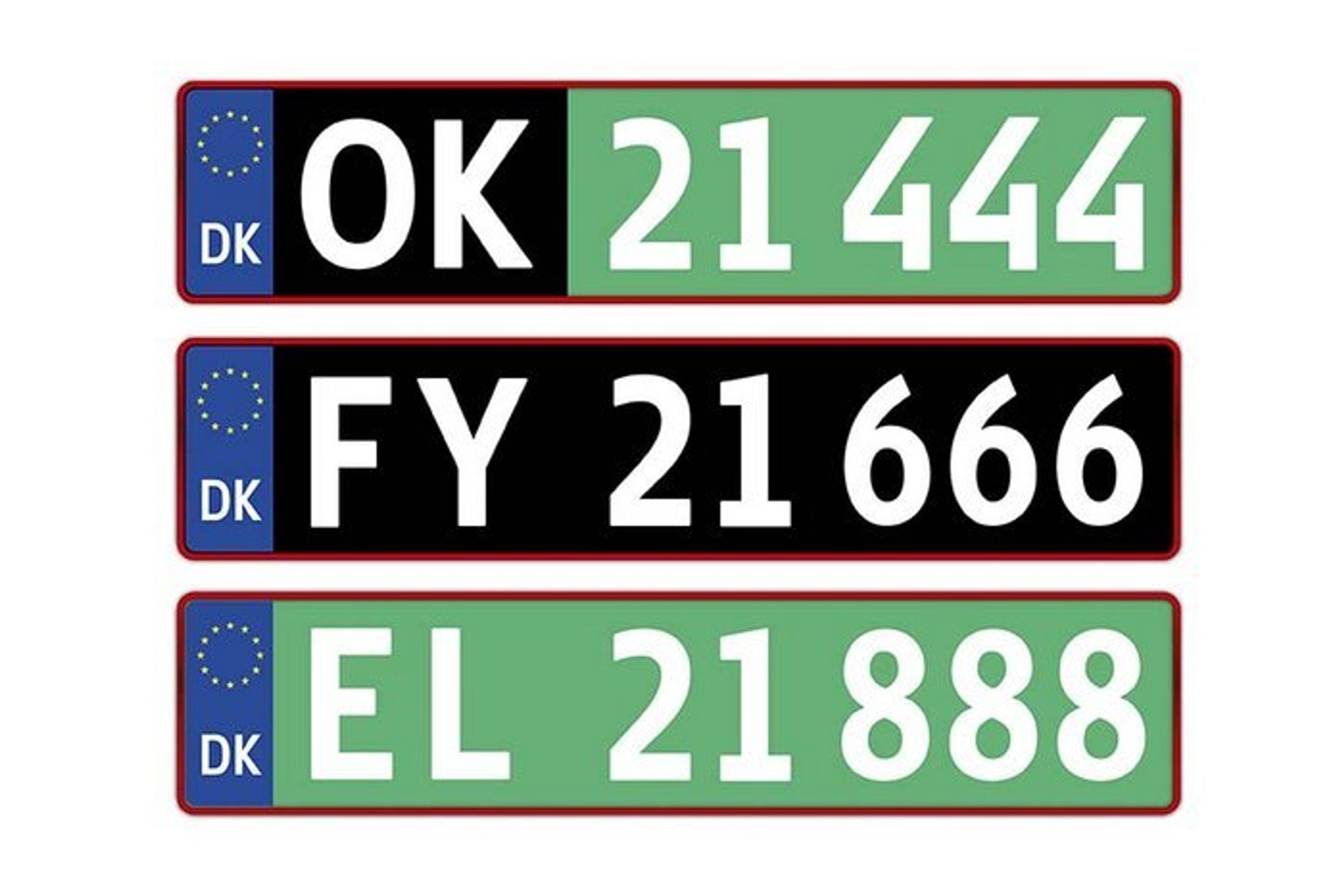 Klima-nummerplader på vej