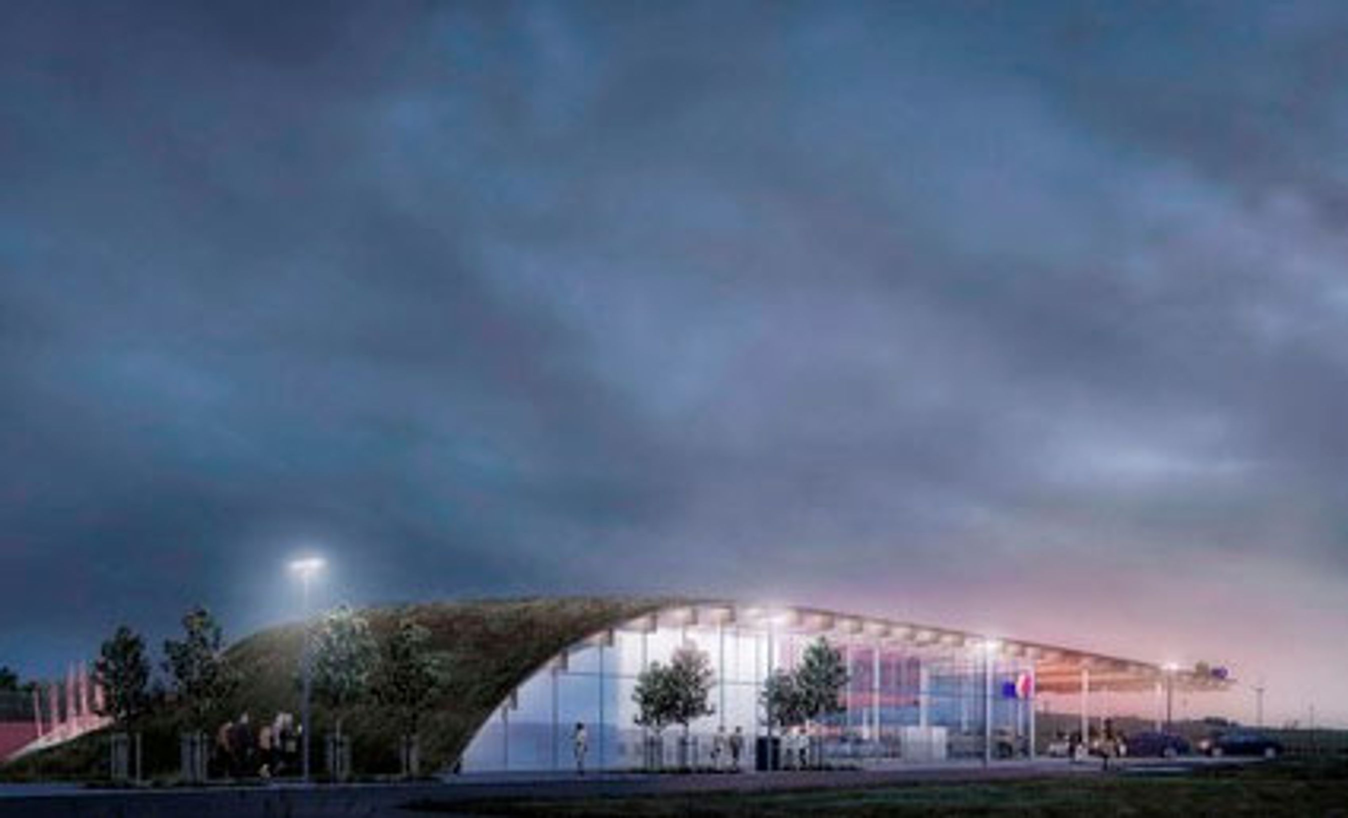 Det kommende Q8-anlæg mellem Aarhus og Silkeborg. Foto: Q8