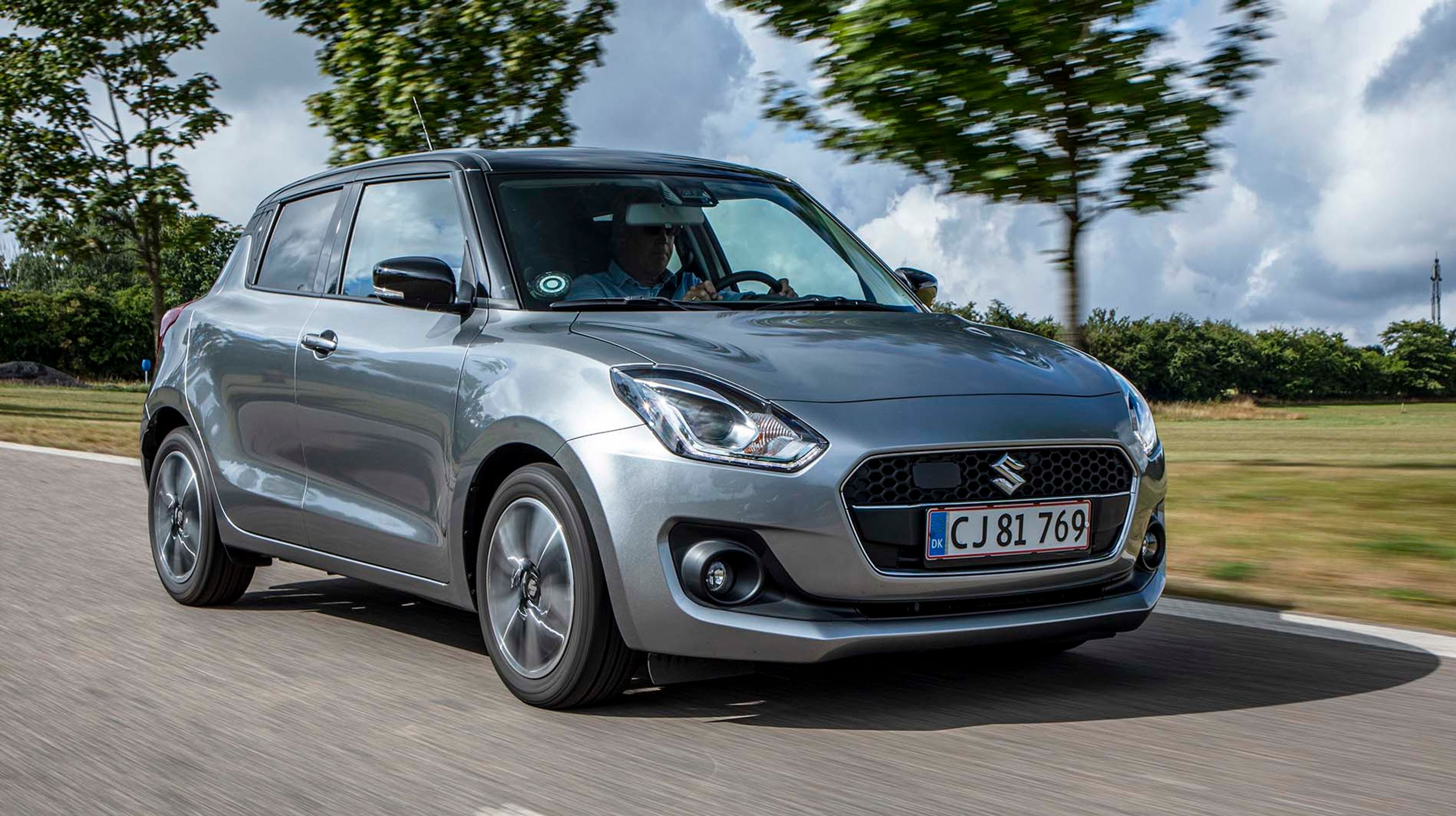Suzuki Swift har fået en motor med mildhybrid-teknik. Det gør den en smule mindre tørstig.