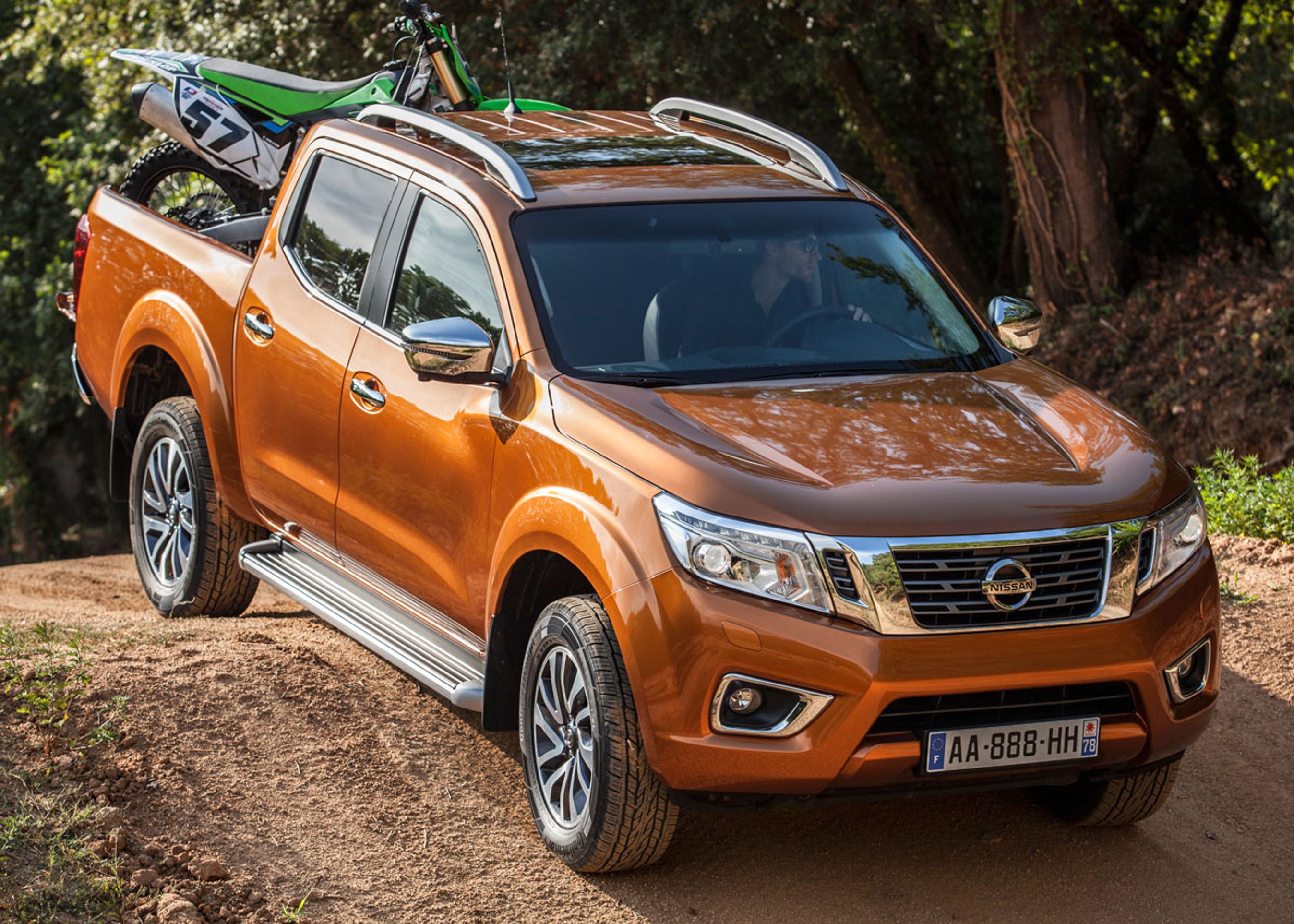 Nissan lancerer om kort tid den første af de tre pickups baseret på samme grundteknik, NP300 Navara. Foto: Nissan