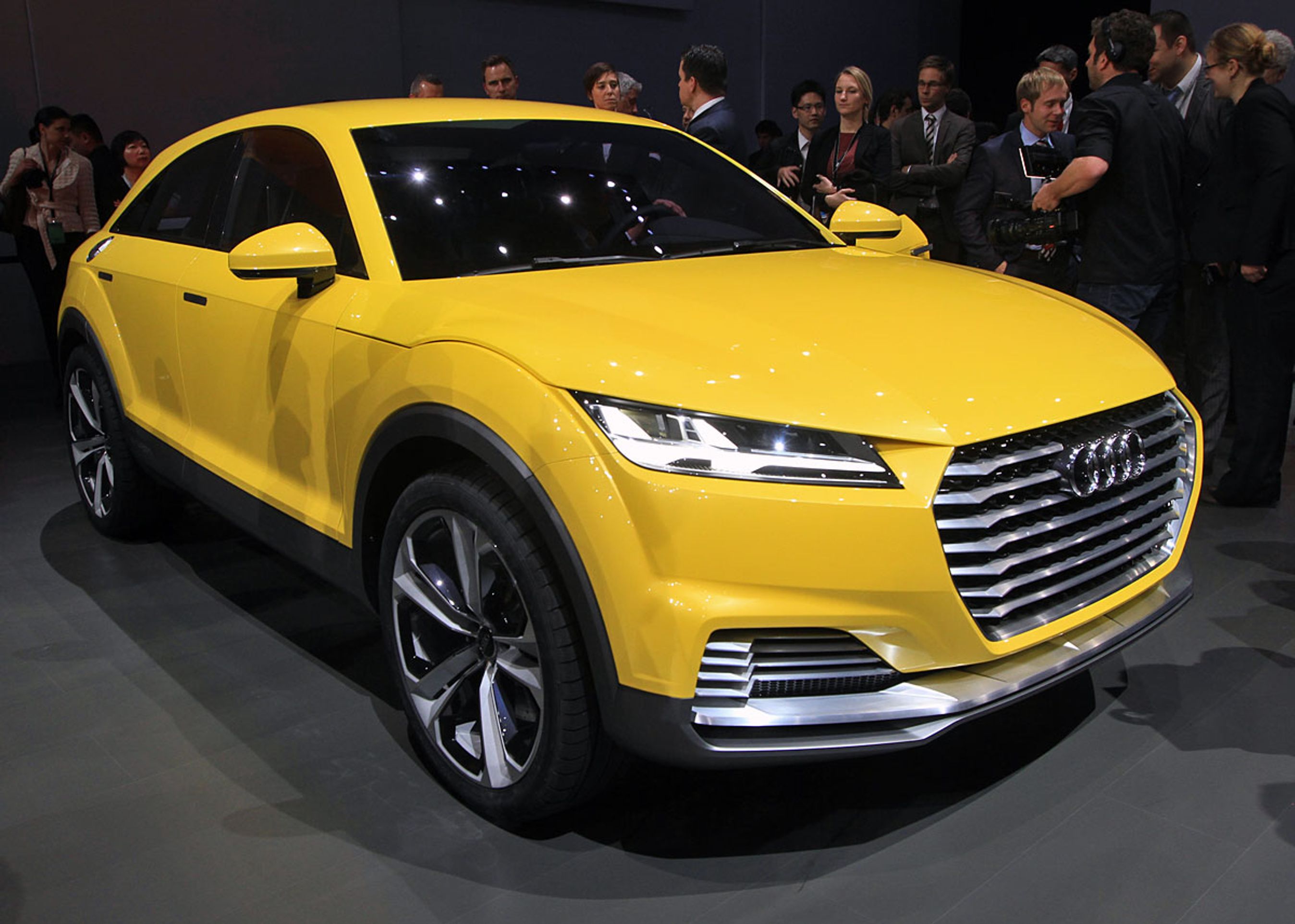 Auti TT Offroad Concept har Audis klassiske sekskantede grill, der i hvert fald ikke er blevet mindre.