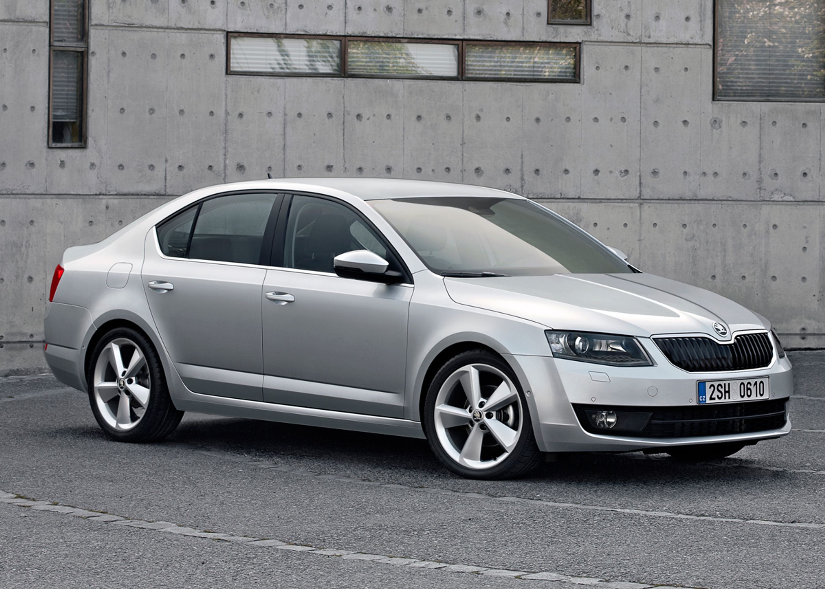 Den nye Skoda Octavia har et meget "rent" design.
